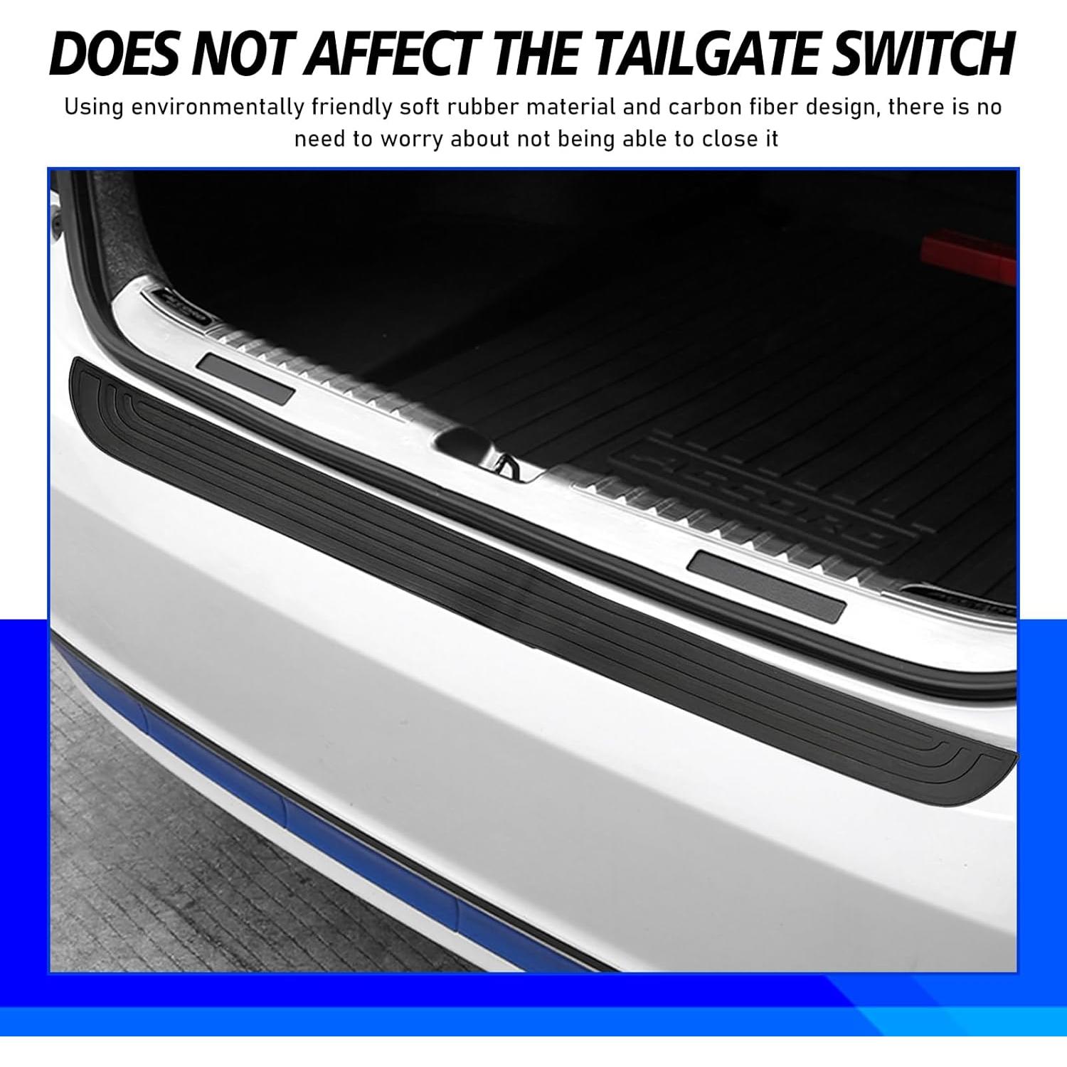 Protector de Parachoques Trasero Ferianl Negro 88.9x8 cm