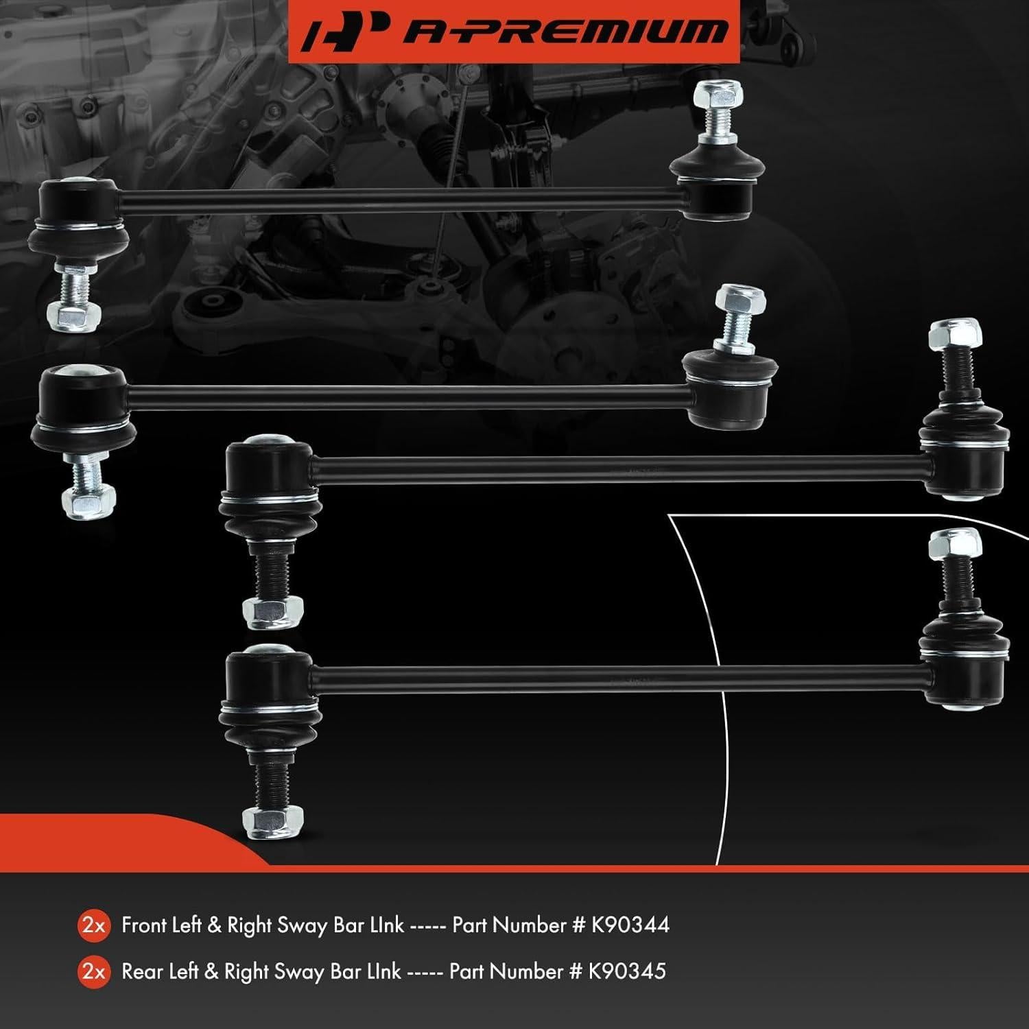 Kit de Suspensión A-Premium 4 Piezas Toyota Lexus 2001-2016