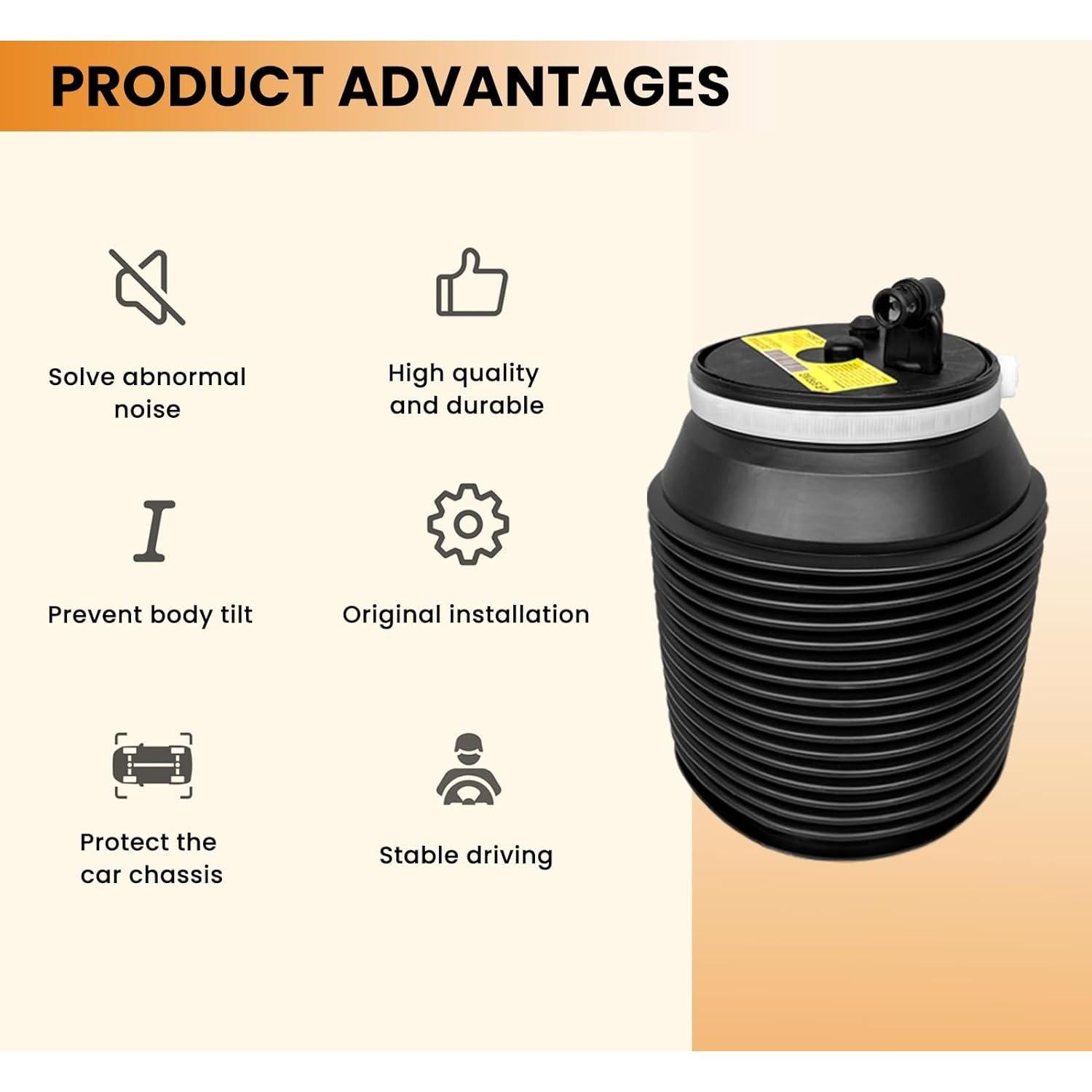 Bolsas de Aire Trasera Derecha MILLISEC para Toyota 4Runner 2010-2018