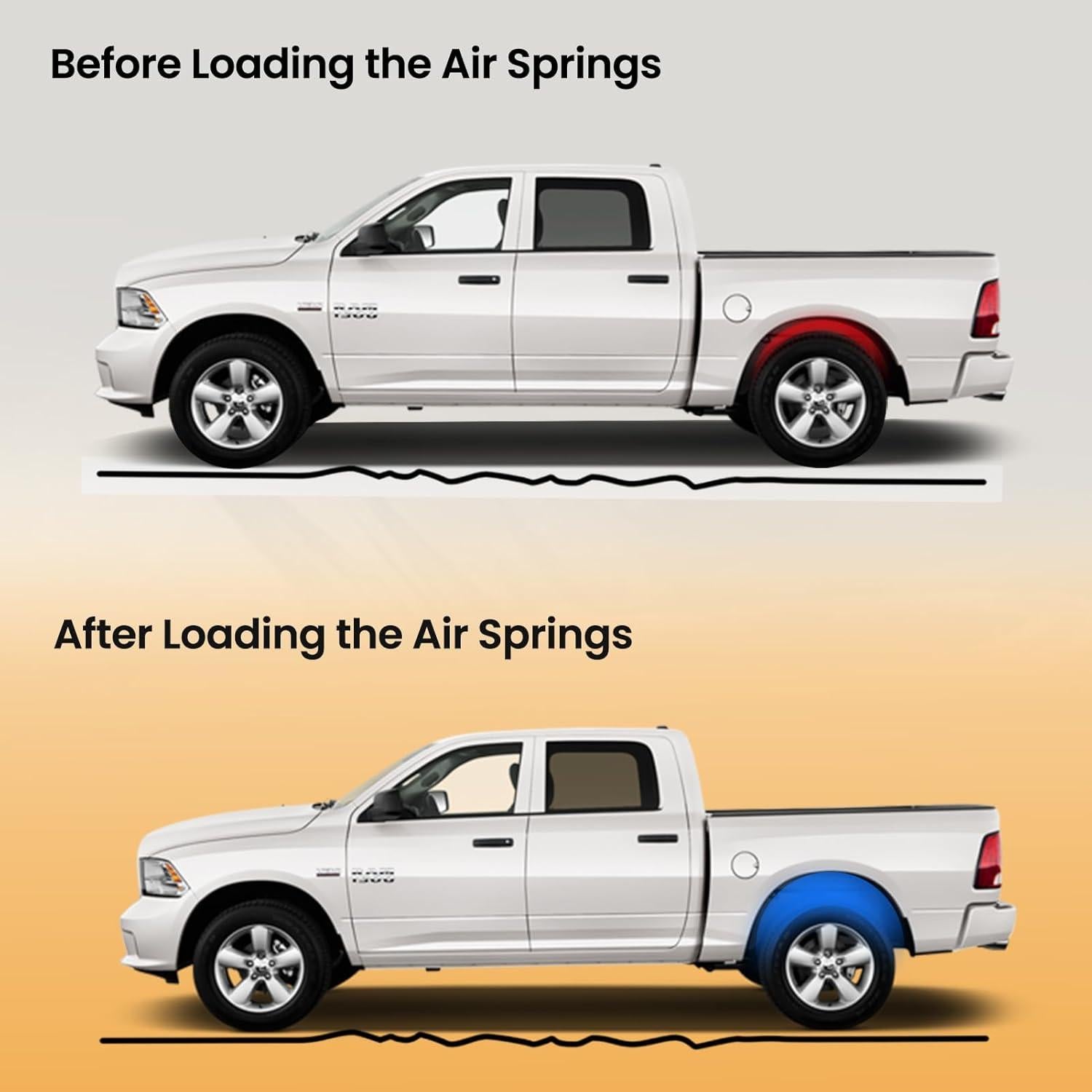 Bolsas de Aire Trasera Derecha MILLISEC para Toyota 4Runner 2010-2018