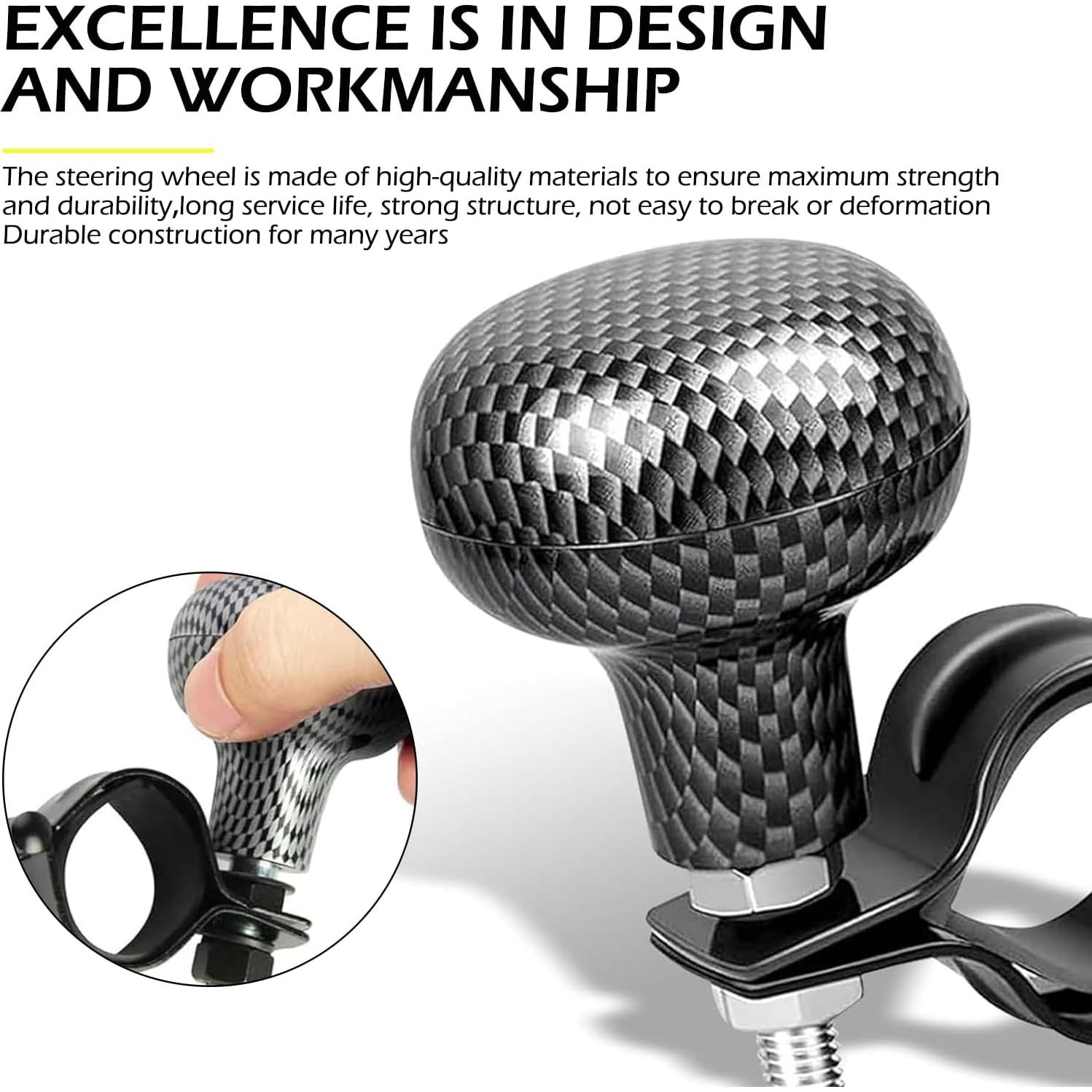 Bola de refuerzo para volante Zeathery fibra de carbono 5.08 cm