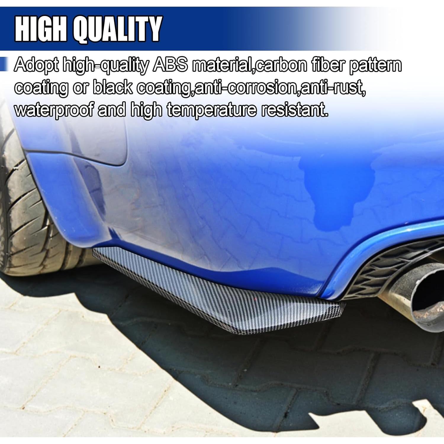 Kit de Canards de Spoiler de Coche GAOLAOSY Fibra de Carbono