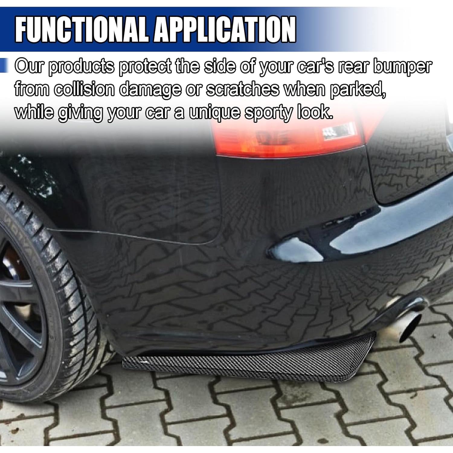 Kit de Canards de Spoiler de Coche GAOLAOSY Fibra de Carbono