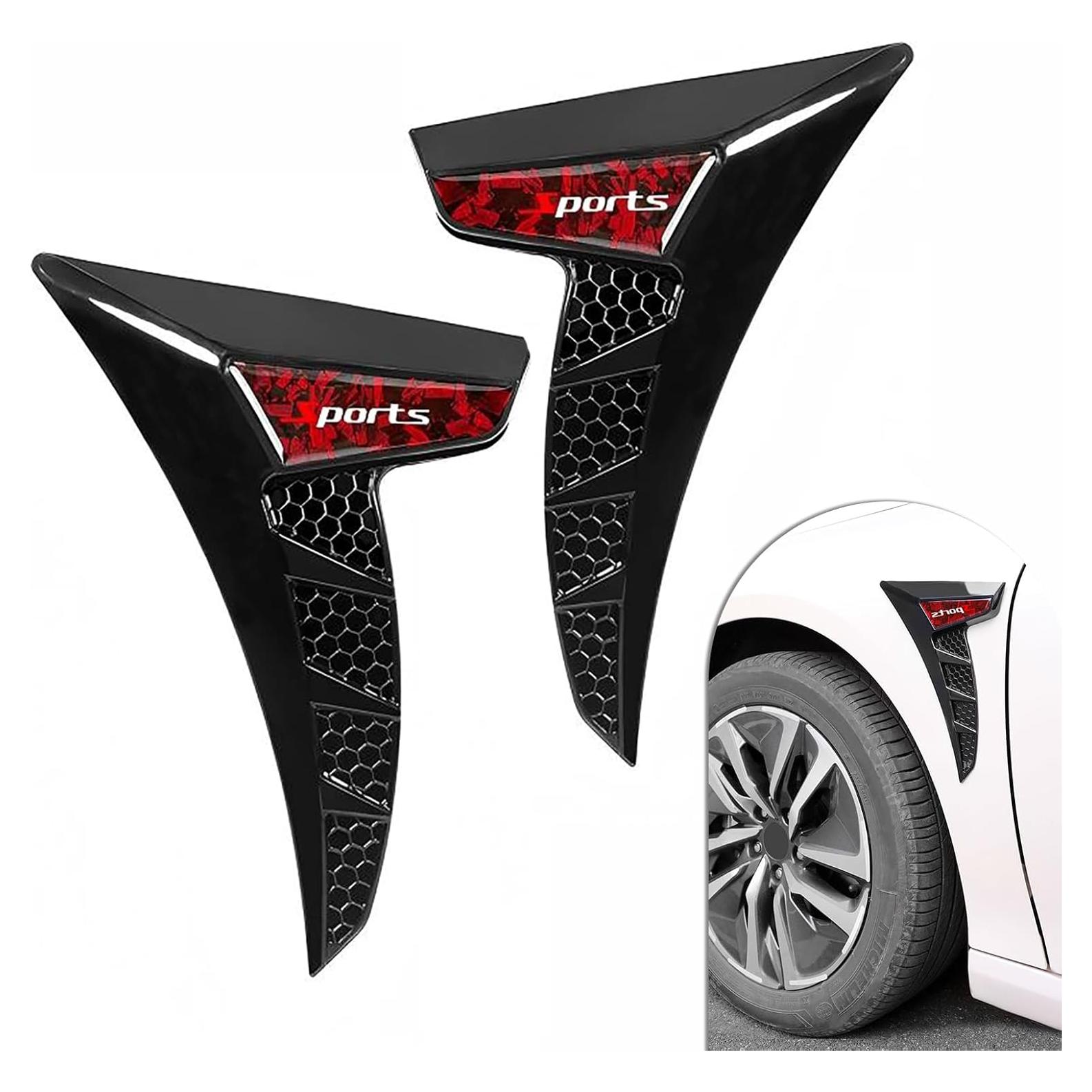 Ventilaciones Laterales de Guardabarros Arwrilt 2 PCS Rojo