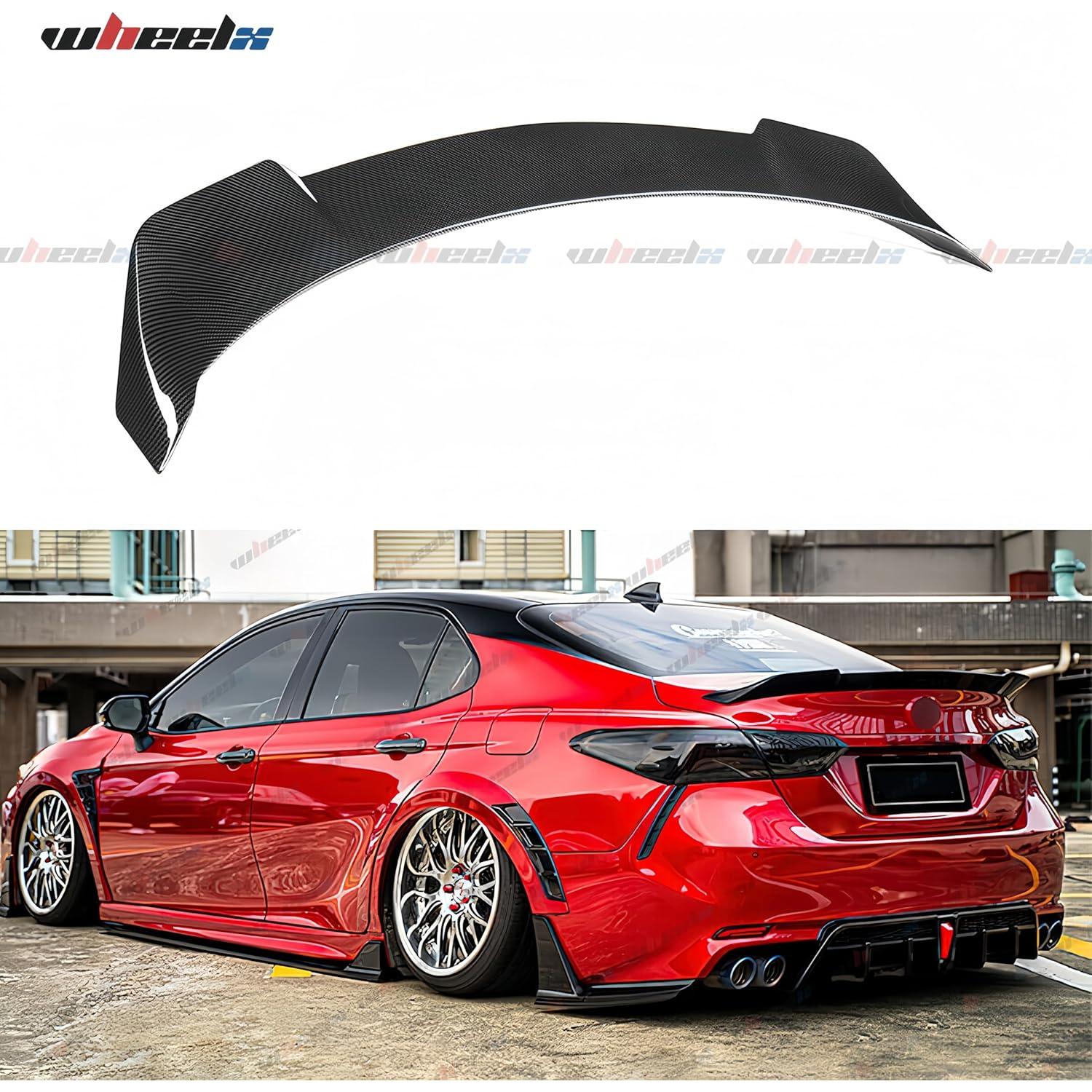 Spoiler Trasero Toyota Camry 2018-2024 WheelX Fibra de Carbono