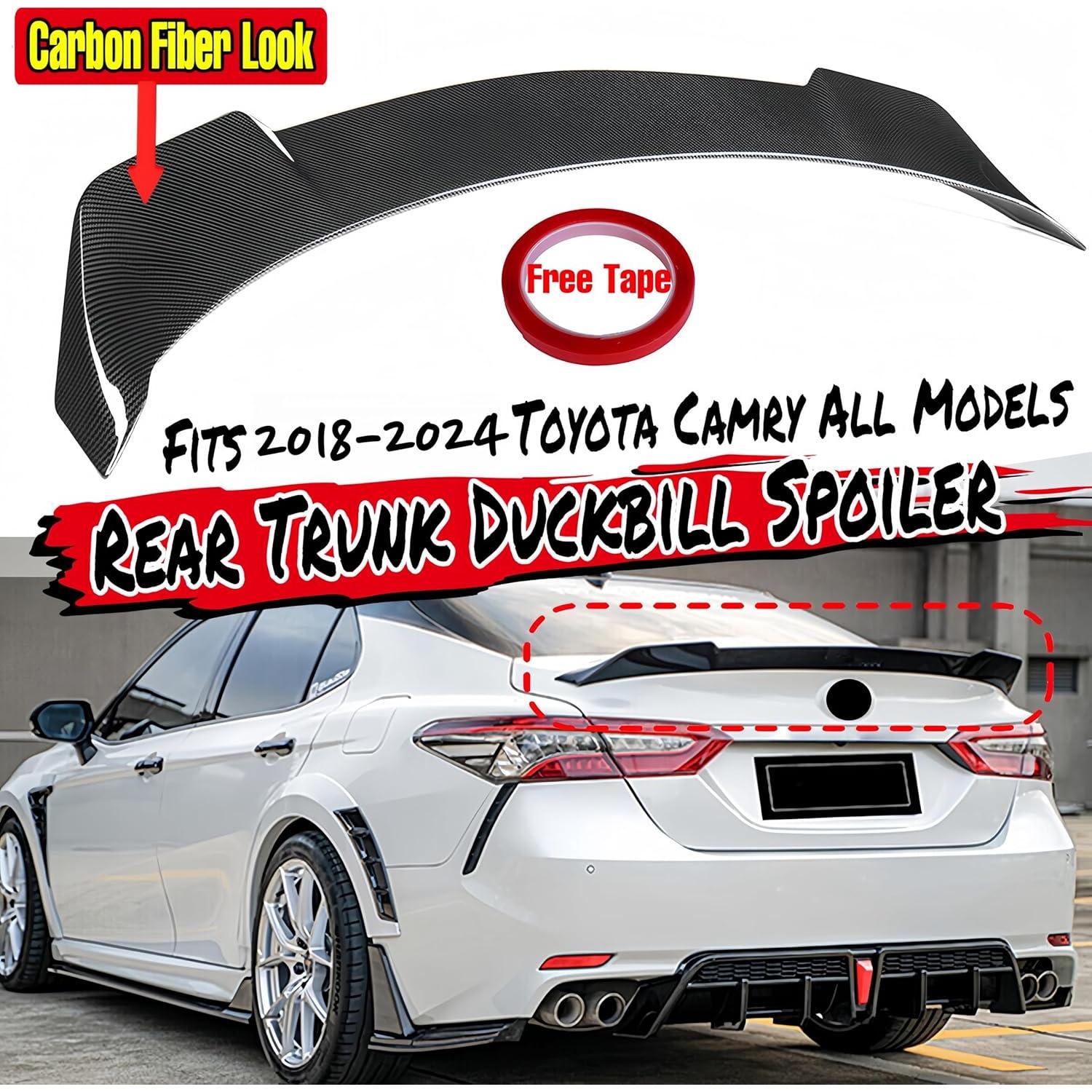Spoiler Trasero Toyota Camry 2018-2024 WheelX Fibra de Carbono