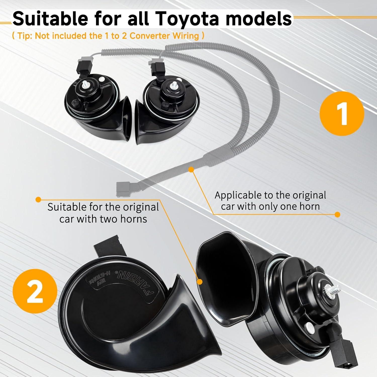 Claxon FARBIN 12V para Toyota Lexus Impermeable 130dB