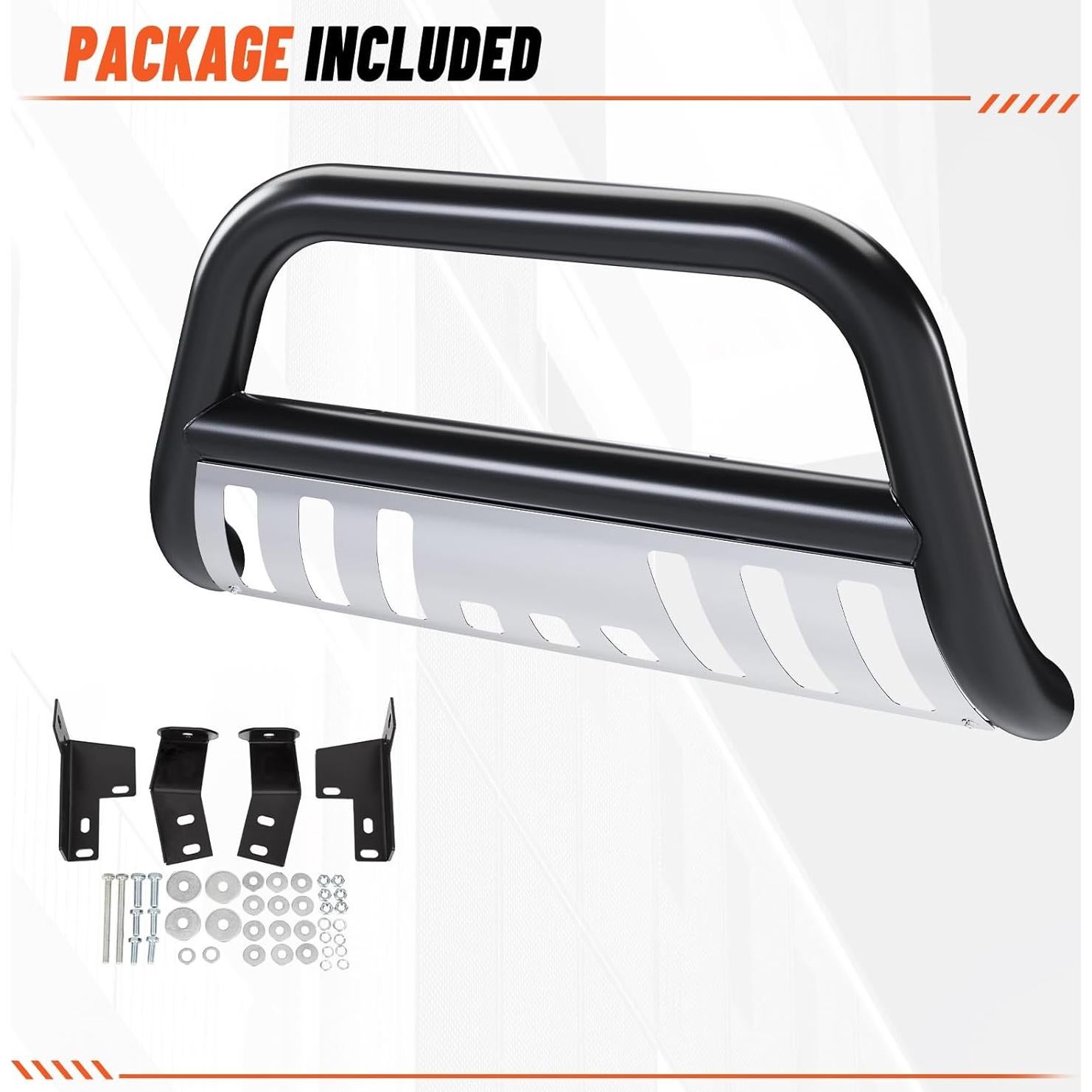 Bull Bar ECOTRIC 2005-2015 Toyota Tacoma Acero Inoxidable