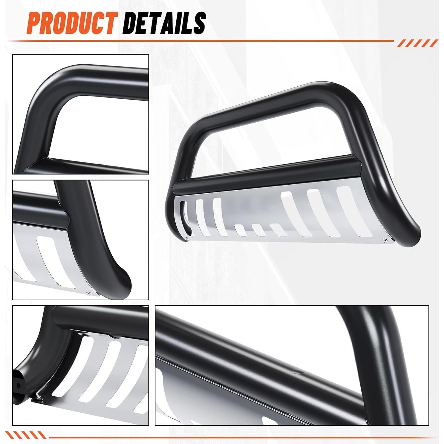 Bull Bar ECOTRIC 2005-2015 Toyota Tacoma Acero Inoxidable