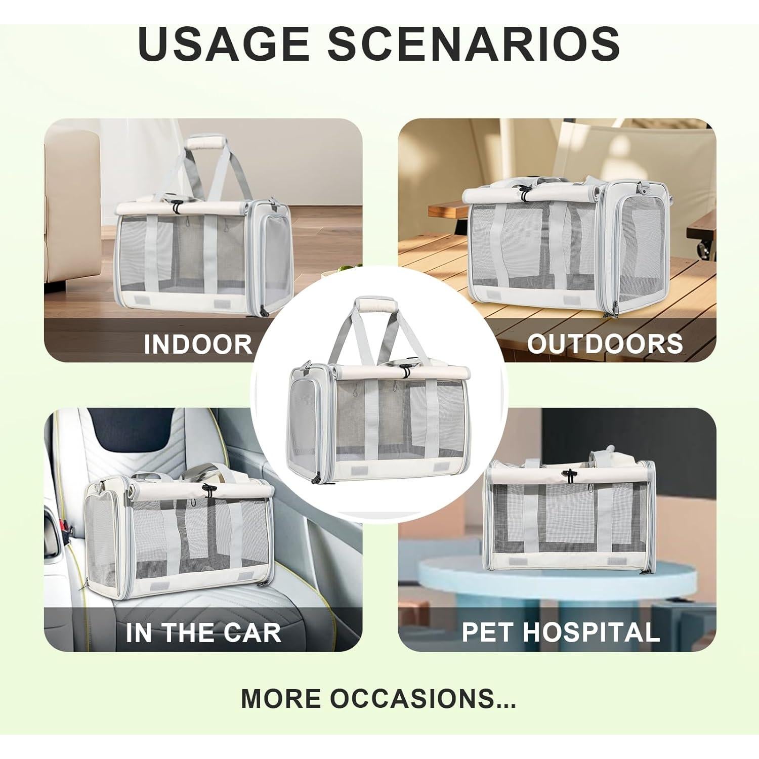 Transportín para Gatos y Perros Le City 7.26 kg Plegable