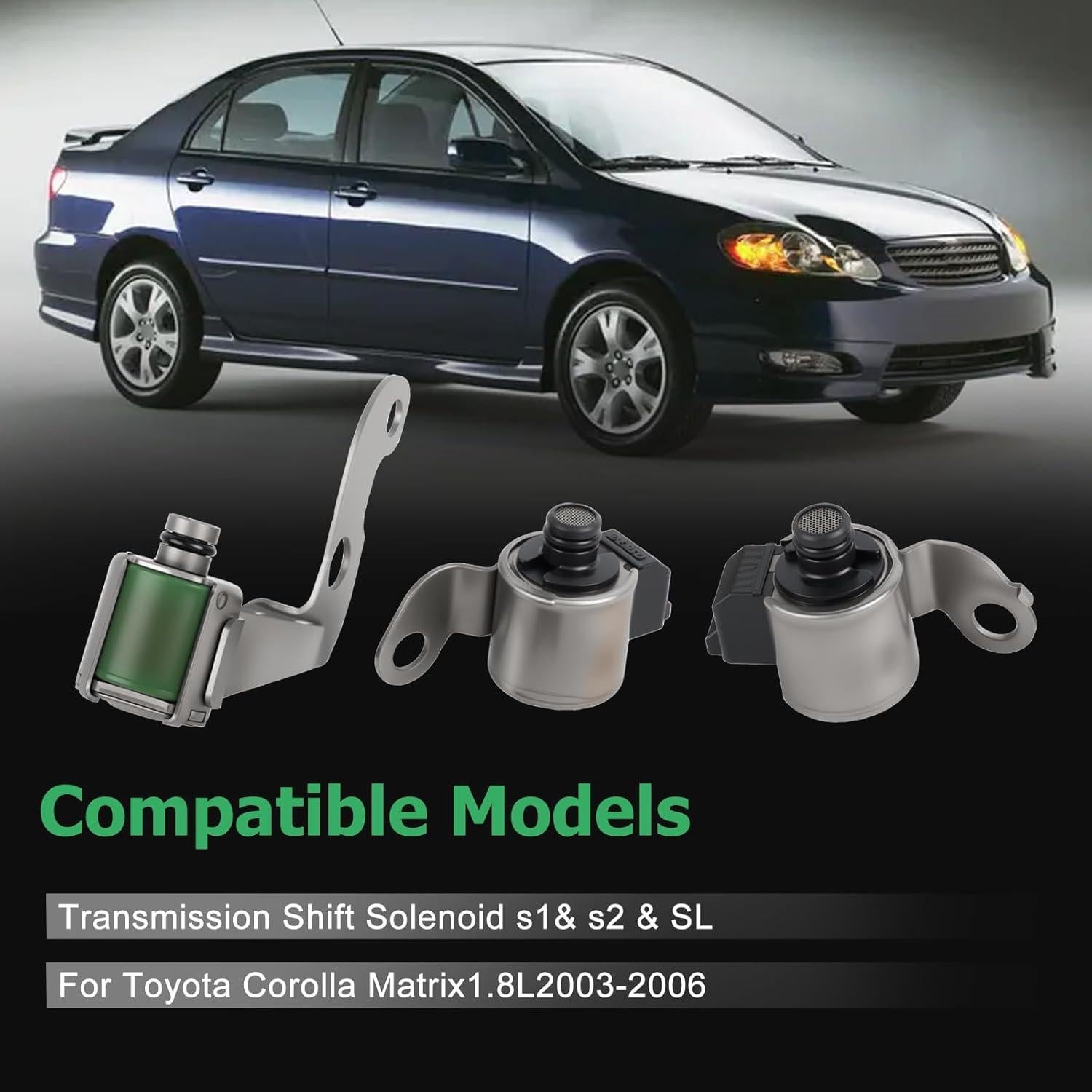 Kit de Solenoide de Cambio de Transmisión Genérico S1 S2 SL para Toyota Corolla 1.8L 2003-2006