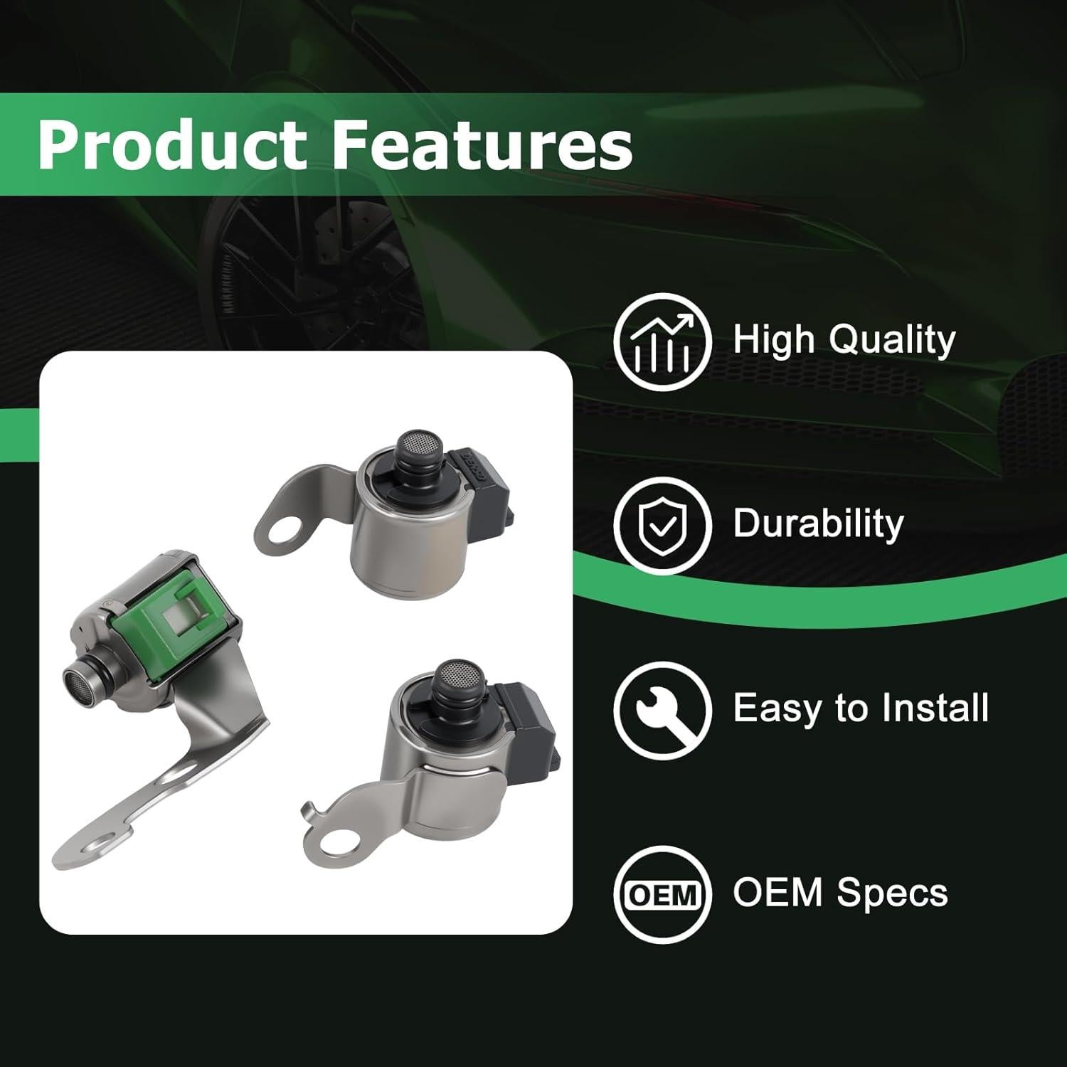 Kit de Solenoide de Cambio de Transmisión Genérico S1 S2 SL para Toyota Corolla 1.8L 2003-2006