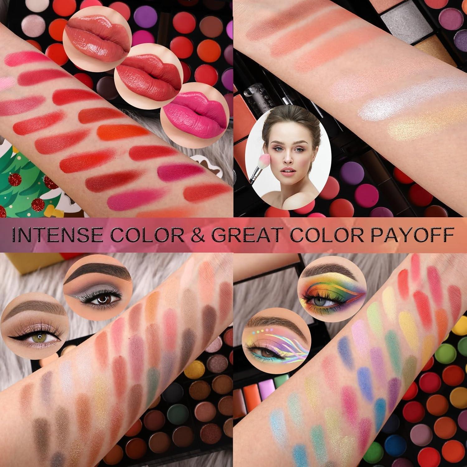 Kit de Maquillaje Profesional Charmcode 186 Colores Todo en Uno