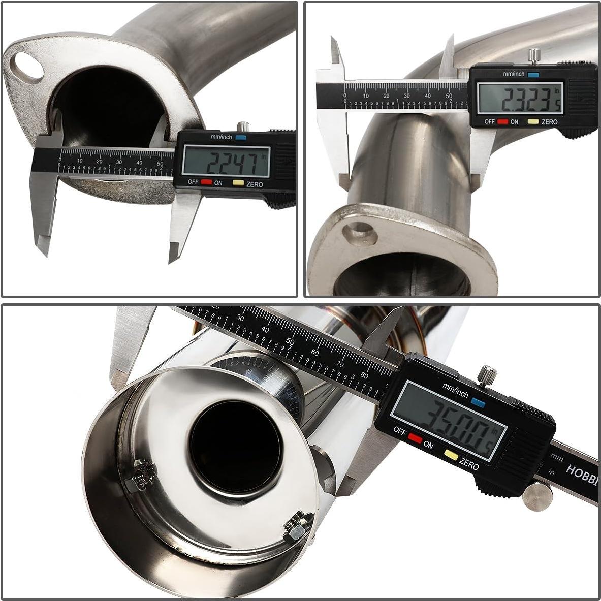 Sistema de Escape Inoxidable DNA MOTORING CBE-TCAE86 para Toyota Corolla AE86