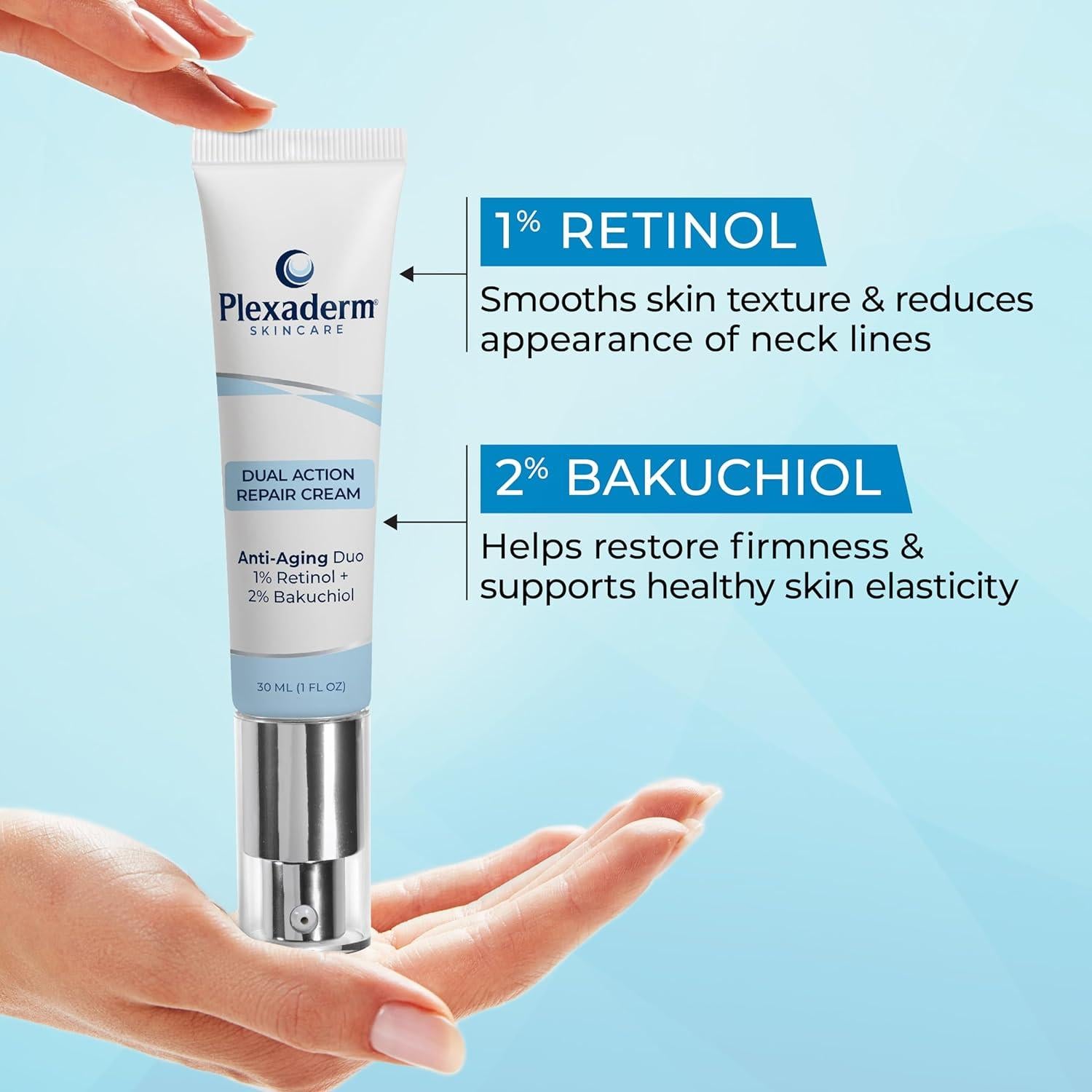 Crema Facial Plexaderm 1% Retinol Antiarrugas 50 ml