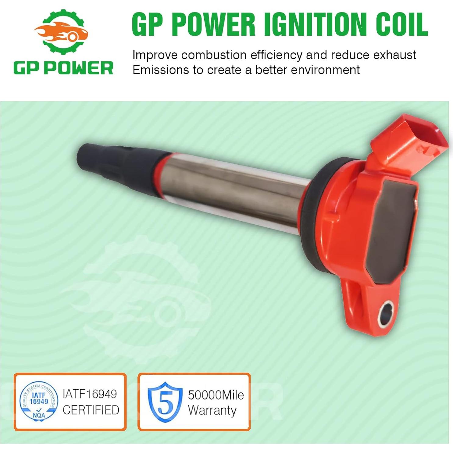 Bobina de Encendido GP POWER Juego de 4 para Toyota y Lexus