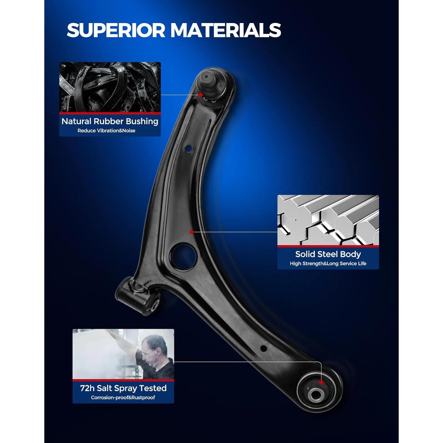 Kit de Suspensión KAX para Toyota Corolla 2009-2013 y Matrix 2003-2013