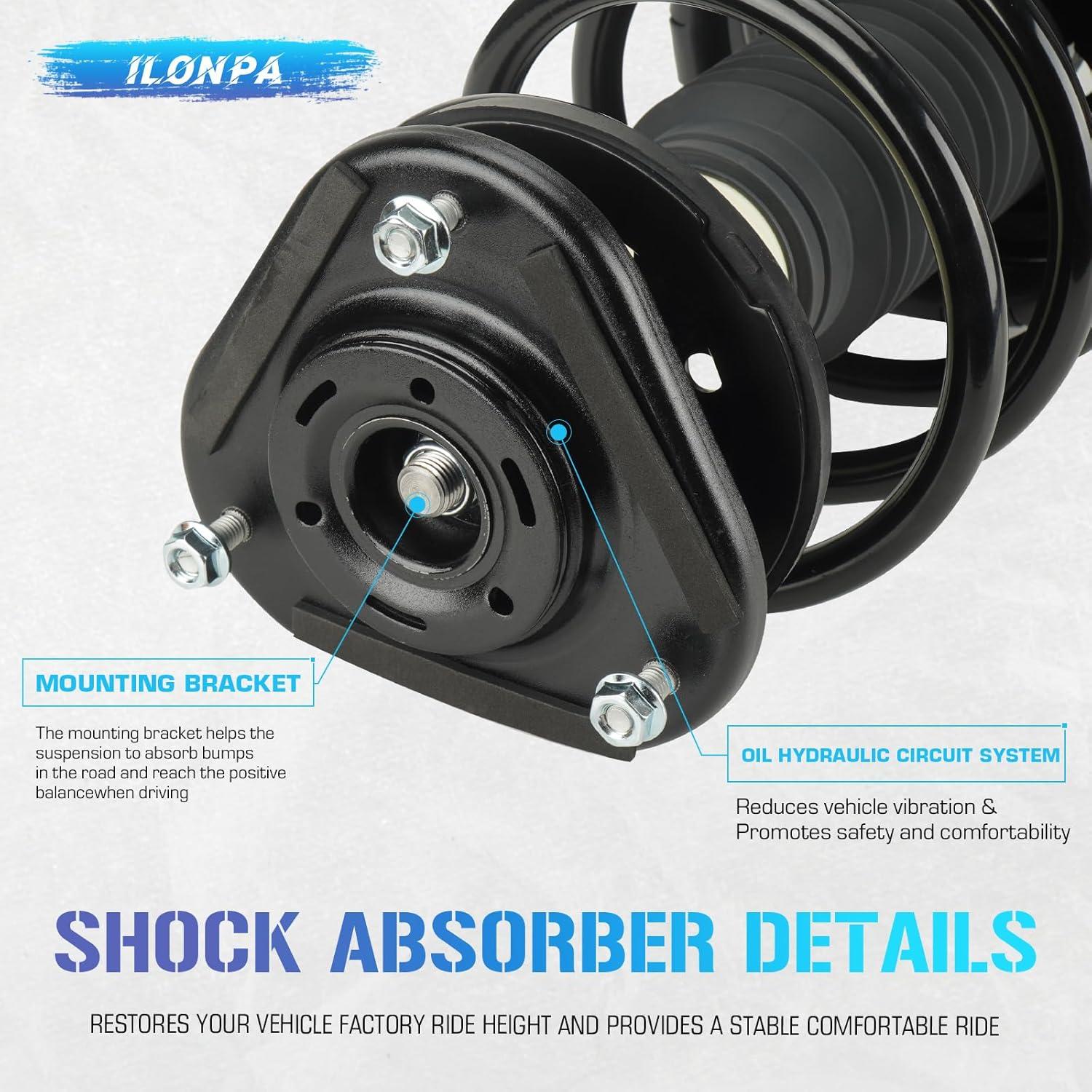 Amortiguadores Delanteros ILONPA para Toyota Corolla 2003-2008