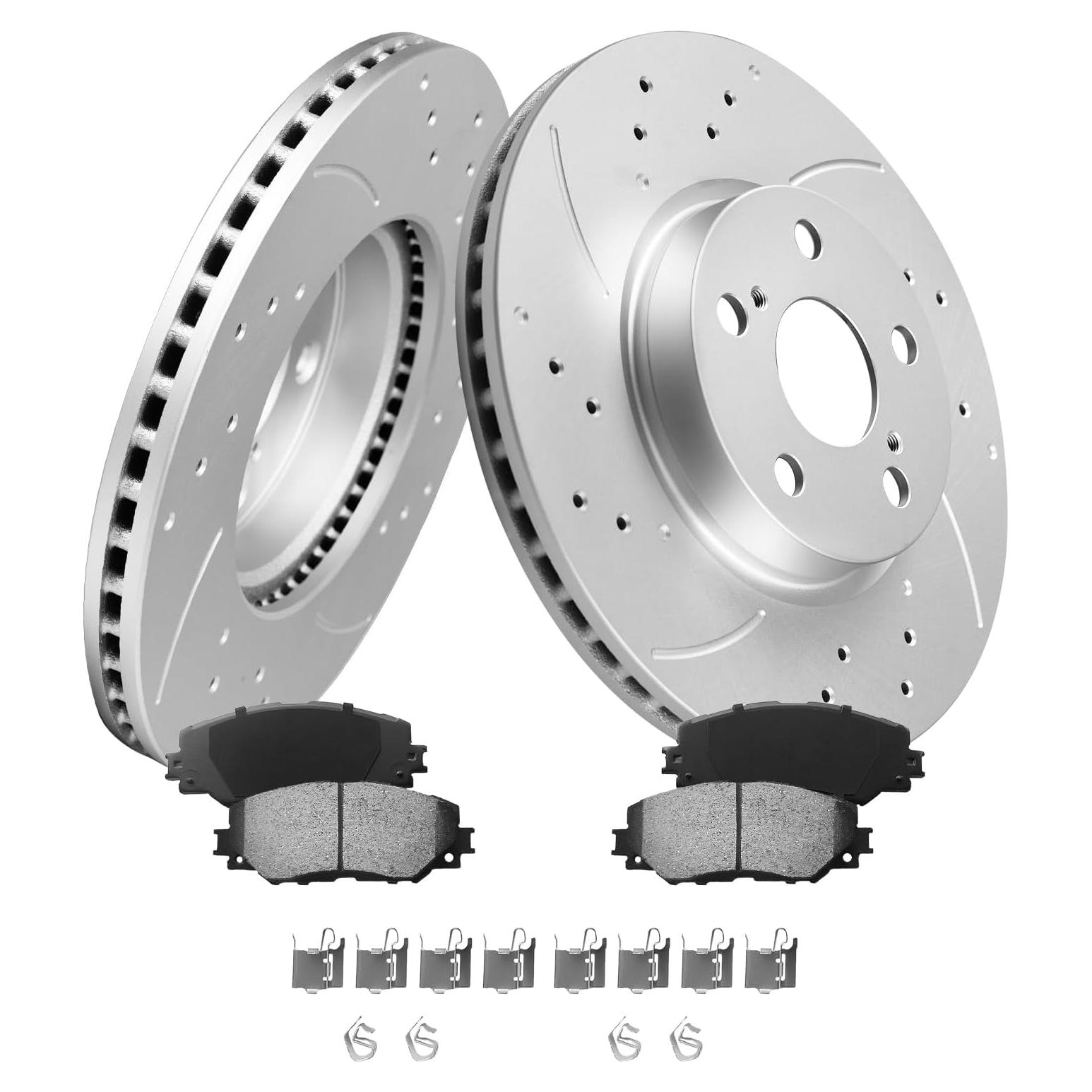 MOTOREVO Kit de Freno Delantero Corolla 2009-2019 275mm