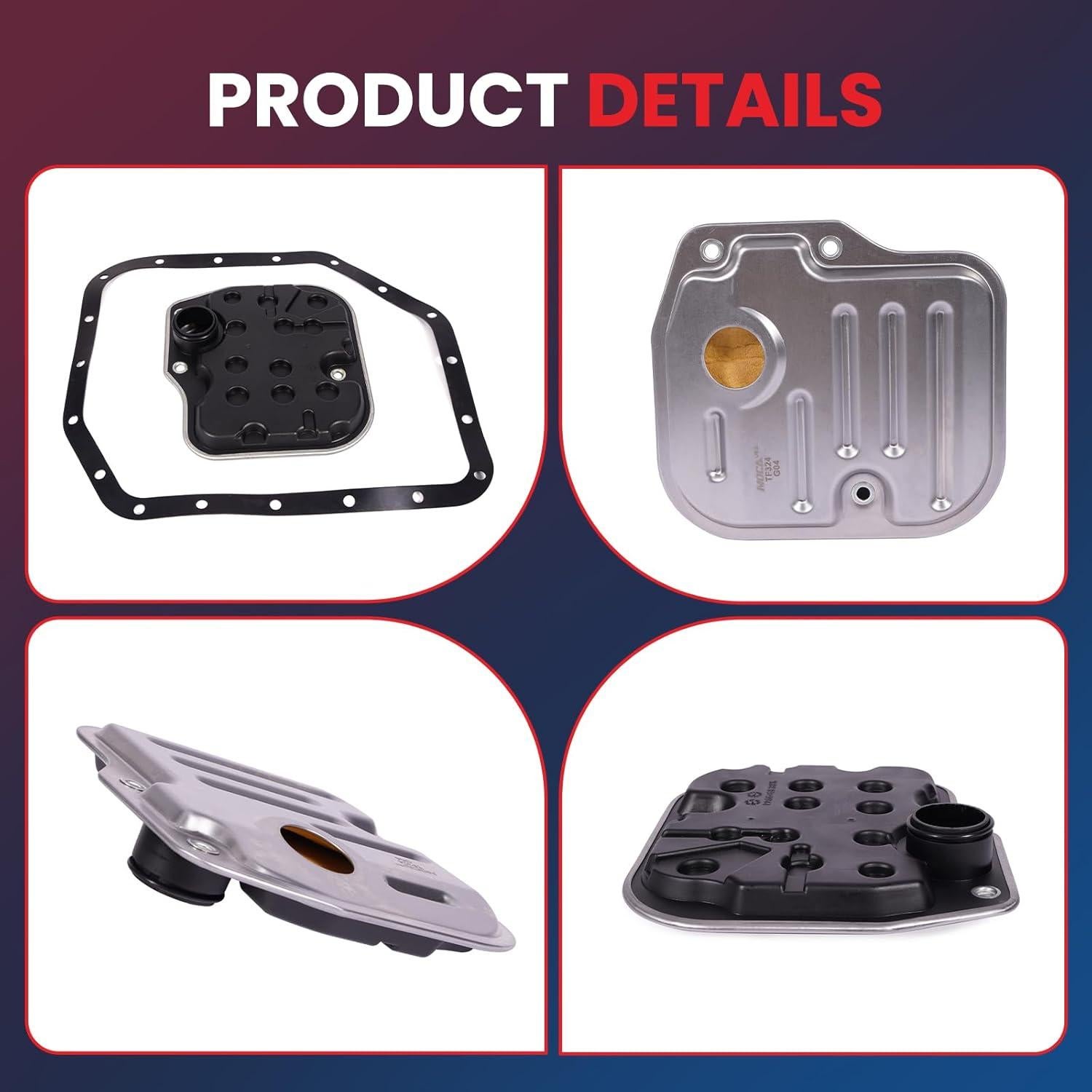 Kit Filtro Transmisión Automática WINBEST para Toyota Yaris y Corolla