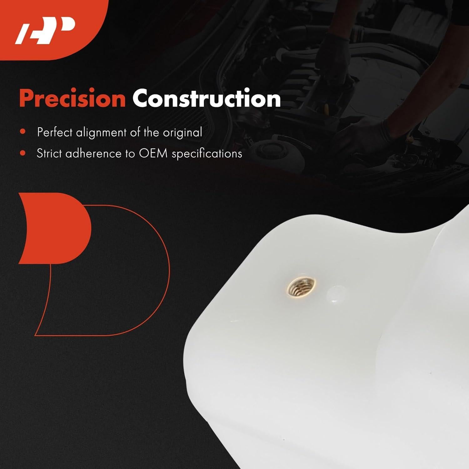 Tanque de Recuperación de Refrigerante A-Premium para Toyota Corolla y Matrix 2009-2014