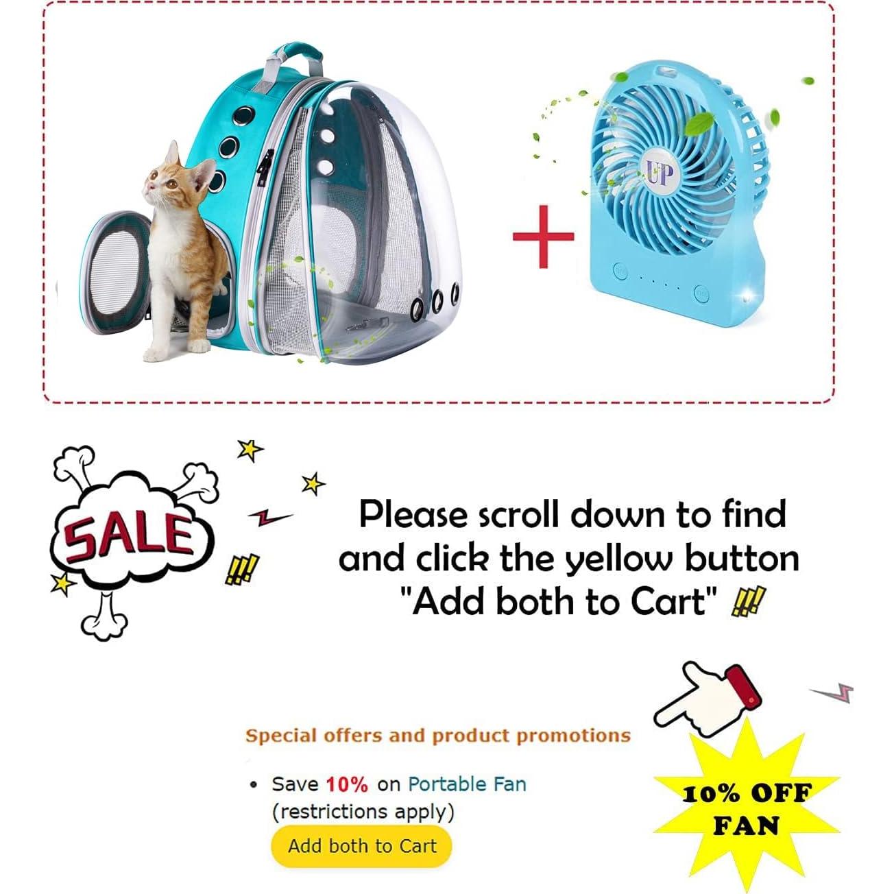 Mochila Transportadora Expandible Halinfer para Gatos 9 kg