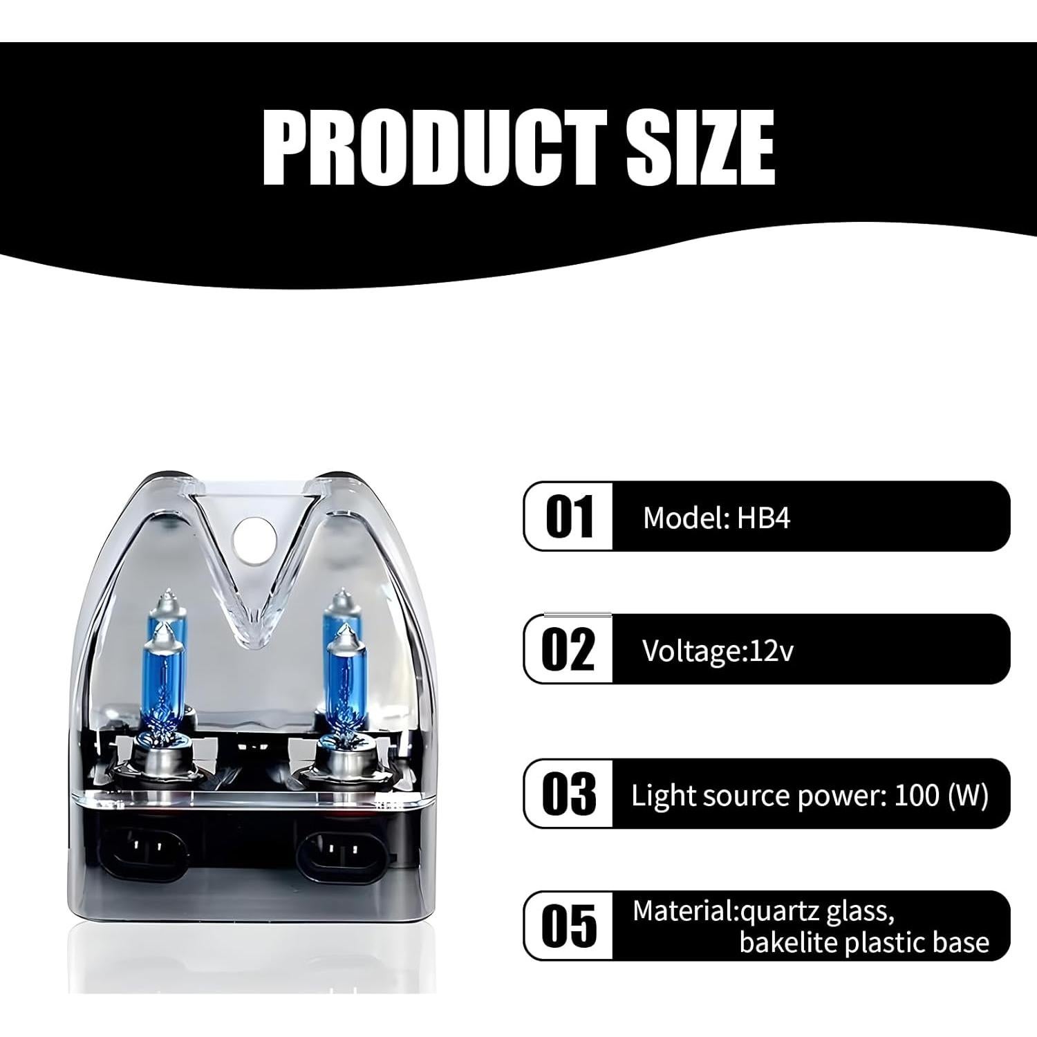 2 Bombillas Halógenas H11 Flygun 12V 100W Luz Blanca