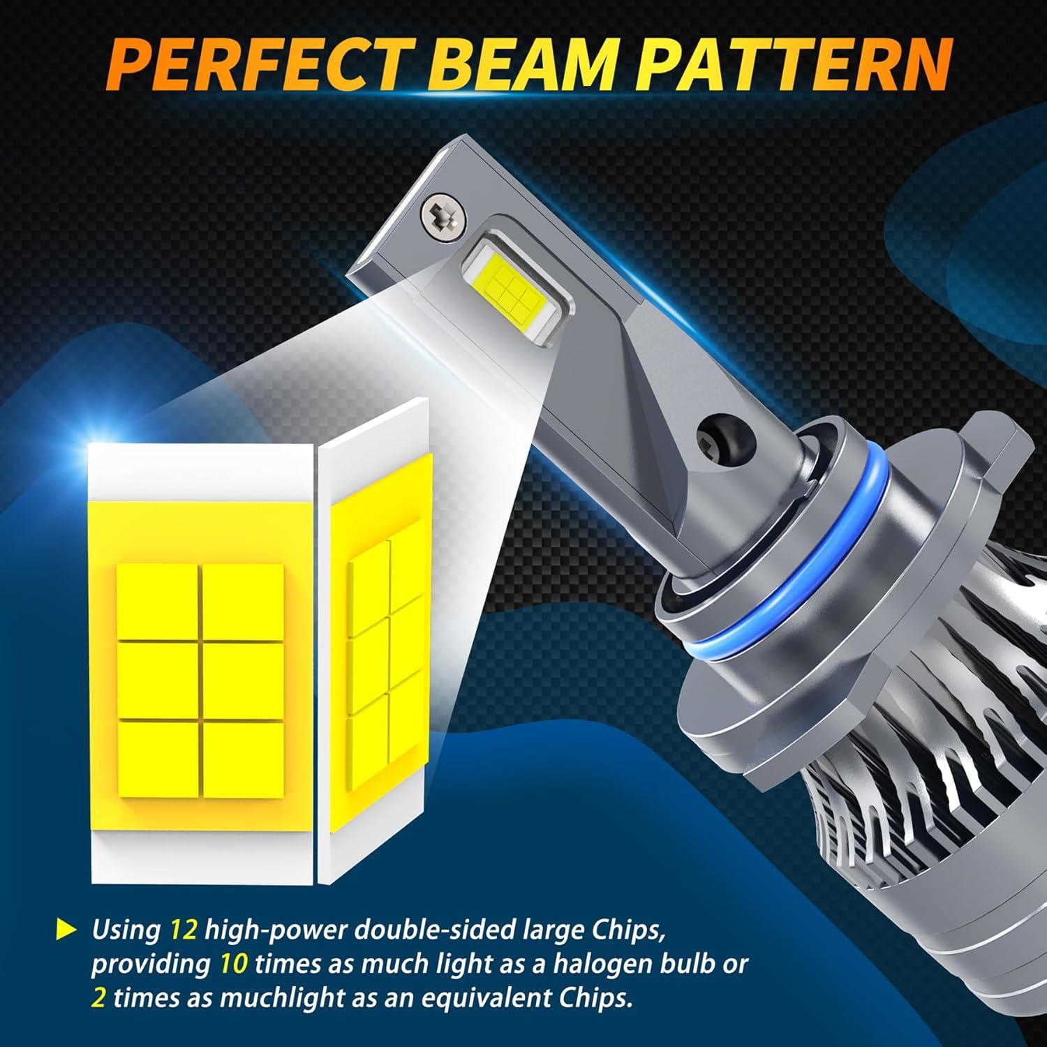 Bombillas de luz 9005 9006 AUIMSOCO para Toyota Corolla 2005-2008