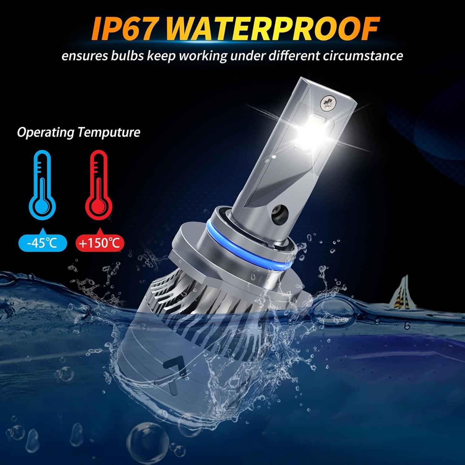 Bombillas de luz 9005 9006 AUIMSOCO para Toyota Corolla 2005-2008