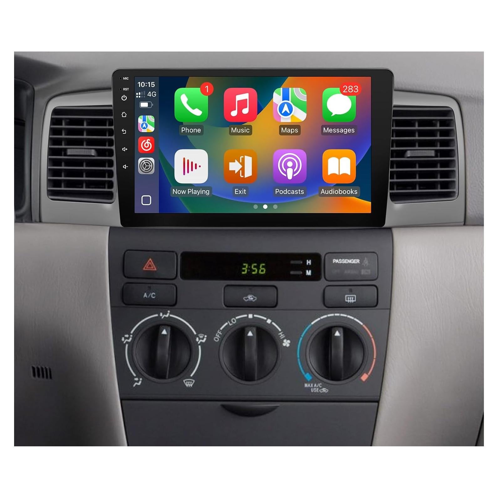 Estéreo 9" KuTaiTai para Toyota Corolla 2003-2008 con Carplay
