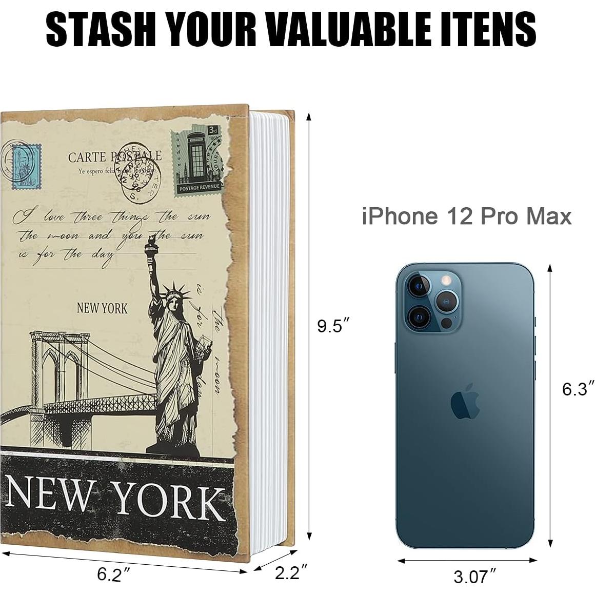 Caja de Almacenamiento Parrency Nueva York con Combinación