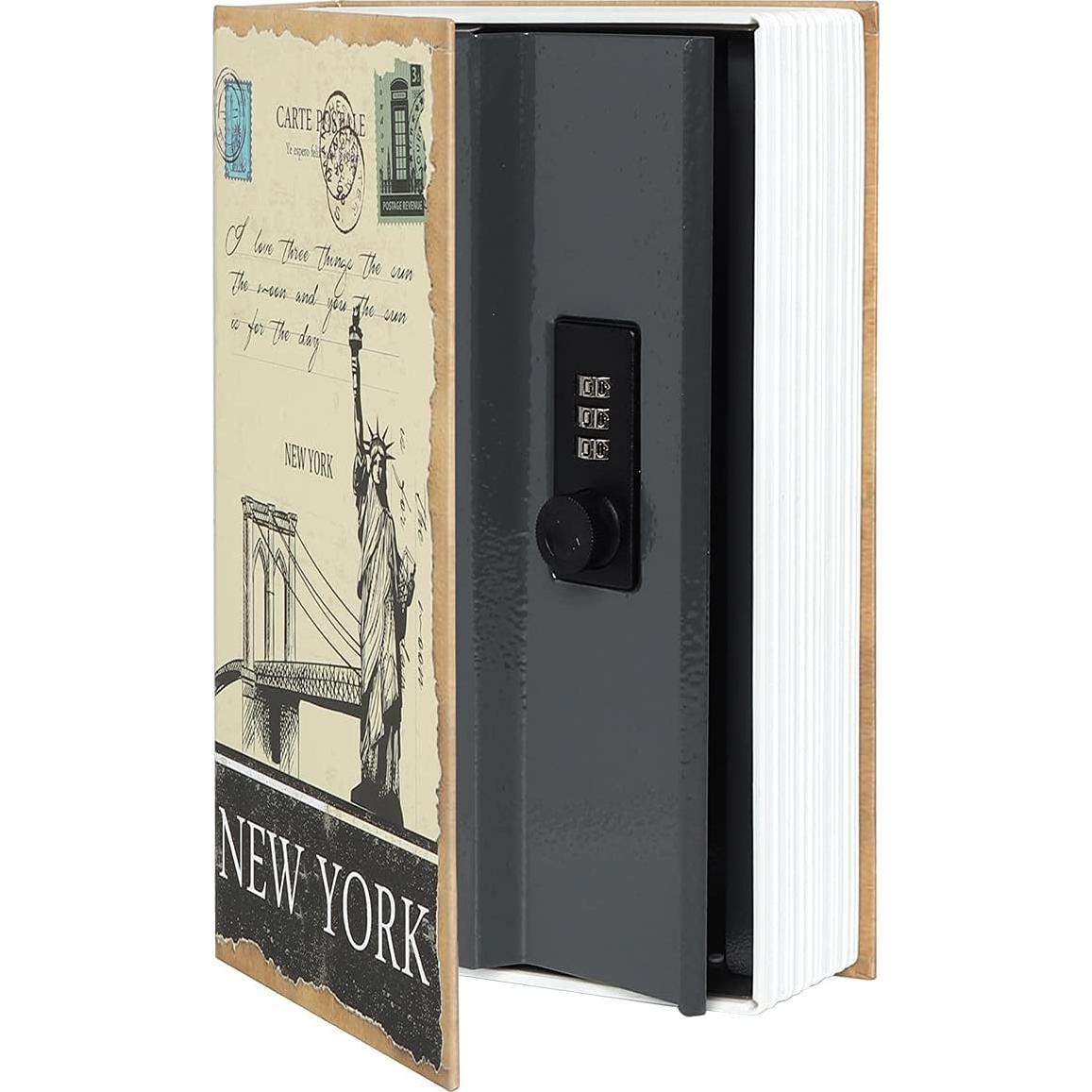 Caja de Almacenamiento Parrency Nueva York con Combinación