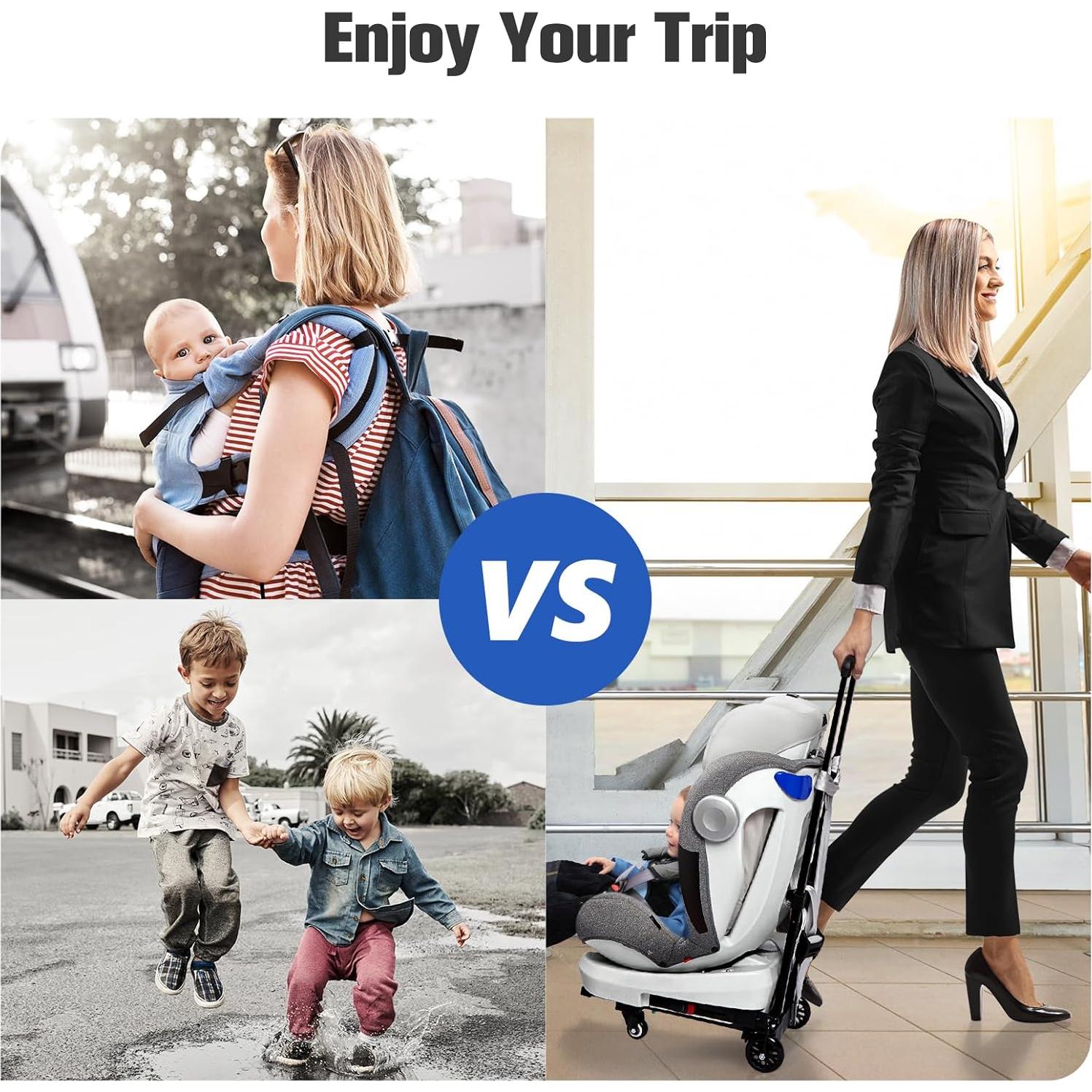 Carro de Viaje KEDSUM para Asiento de Auto Plegable 2.85 kg