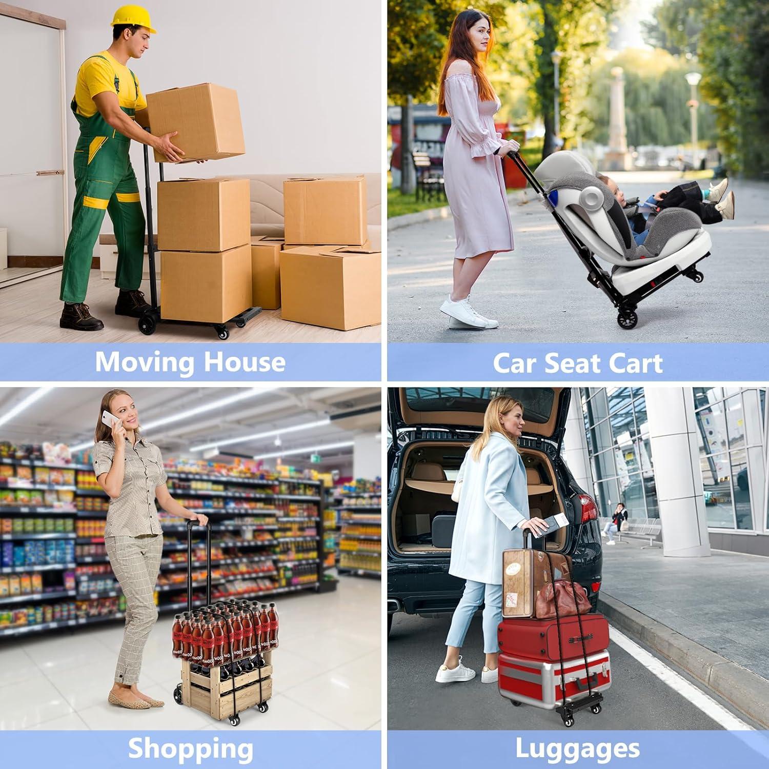 Carro de Viaje KEDSUM para Asiento de Auto Plegable 2.85 kg