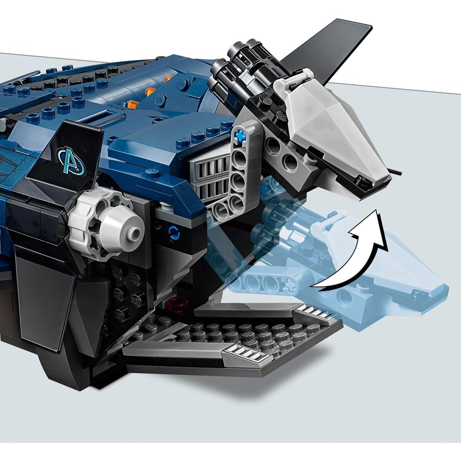 LEGO Quinjet Marvel 76126 con Black Widow y Thor