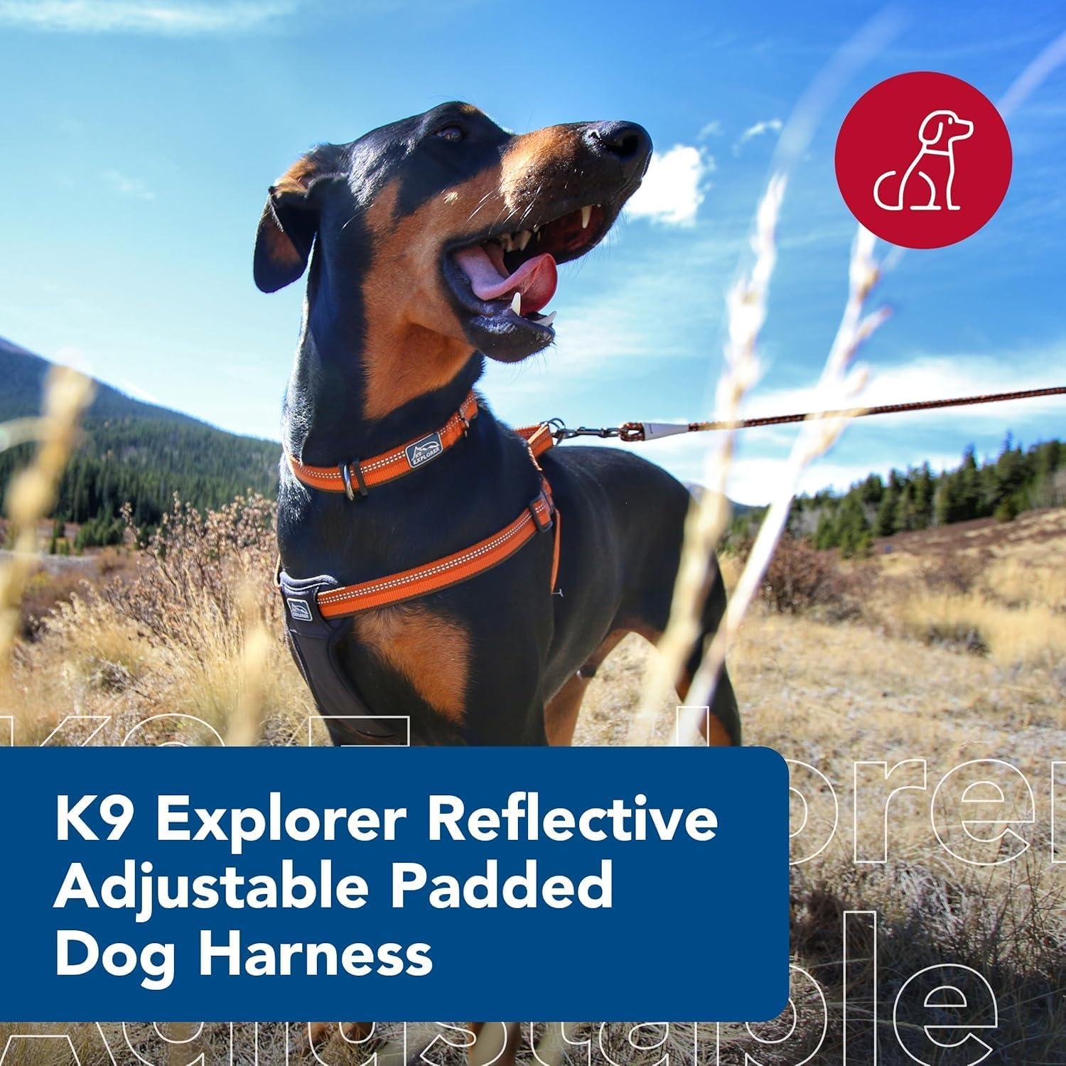 Arnés Reflectante Ajustable K9 Explorer Coastal Pet - Rosa