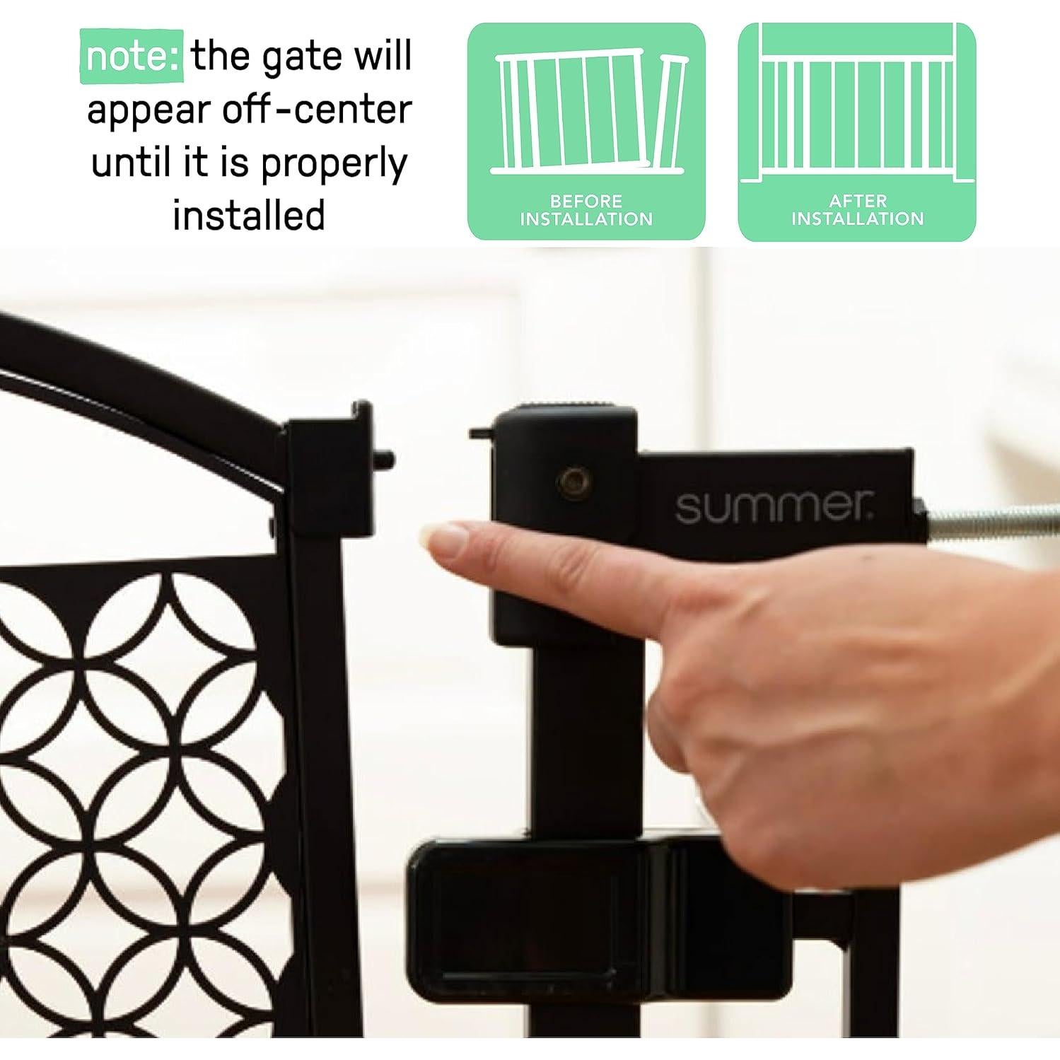 Puerta de Seguridad Ingenuity 36x72 cm para Bebés y Mascotas