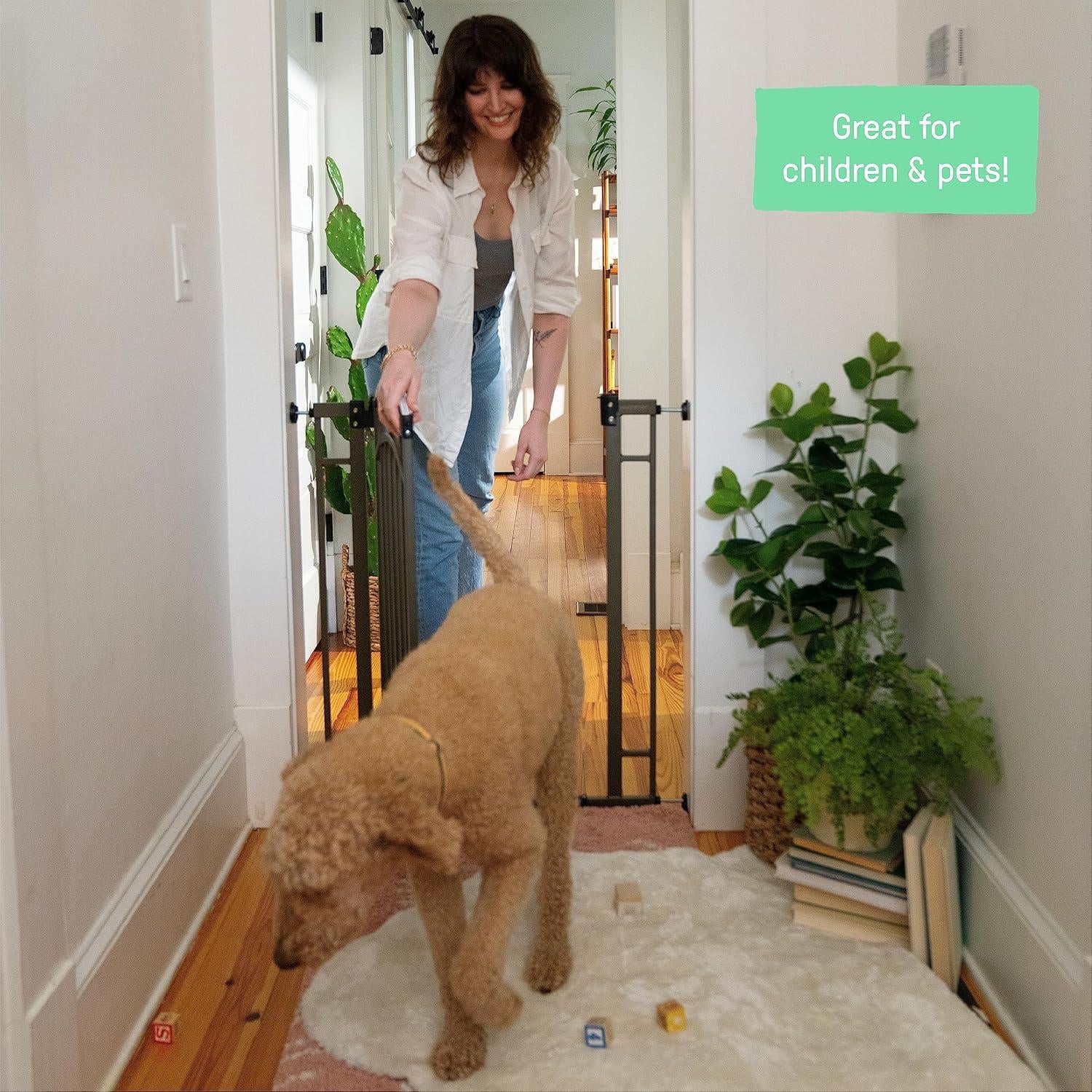 Puerta de Seguridad Ingenuity 36x72 cm para Bebés y Mascotas