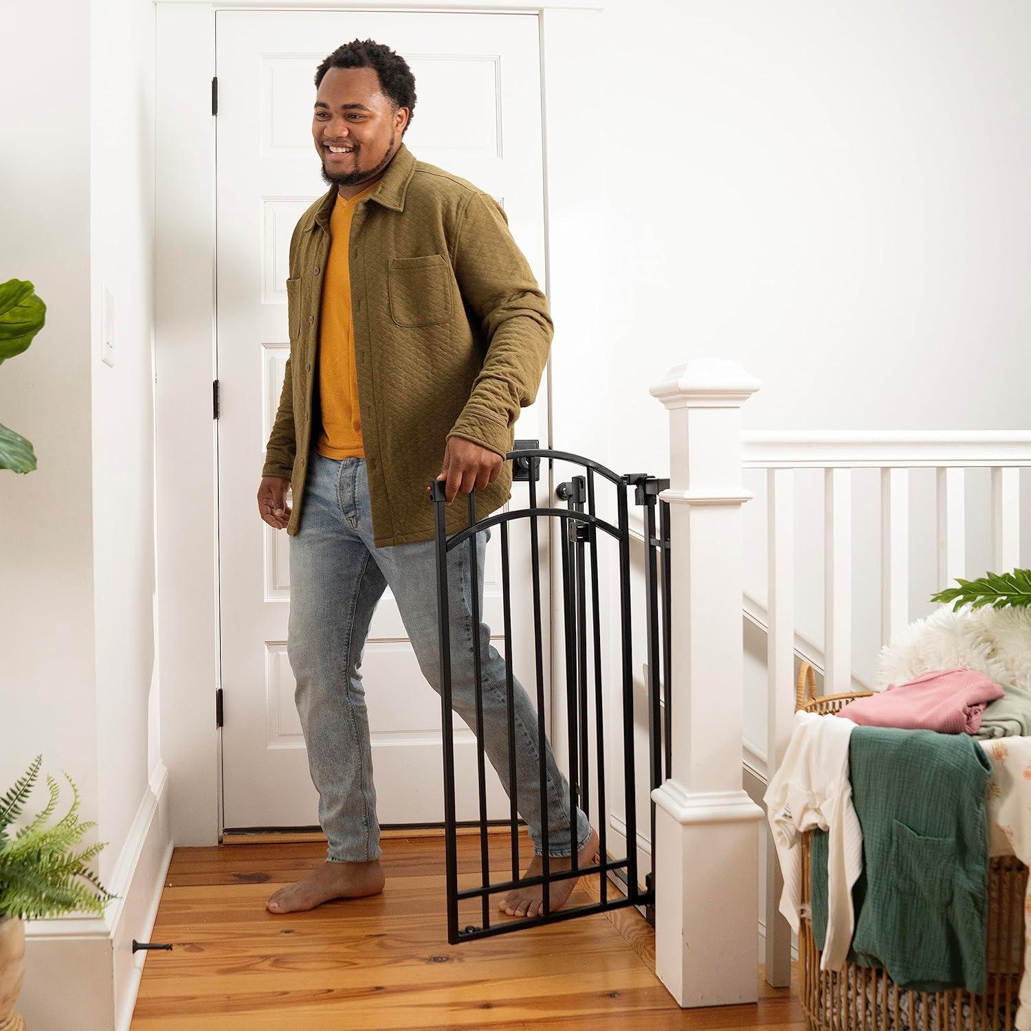 Puerta de Seguridad Ingenuity 36x72 cm para Bebés y Mascotas