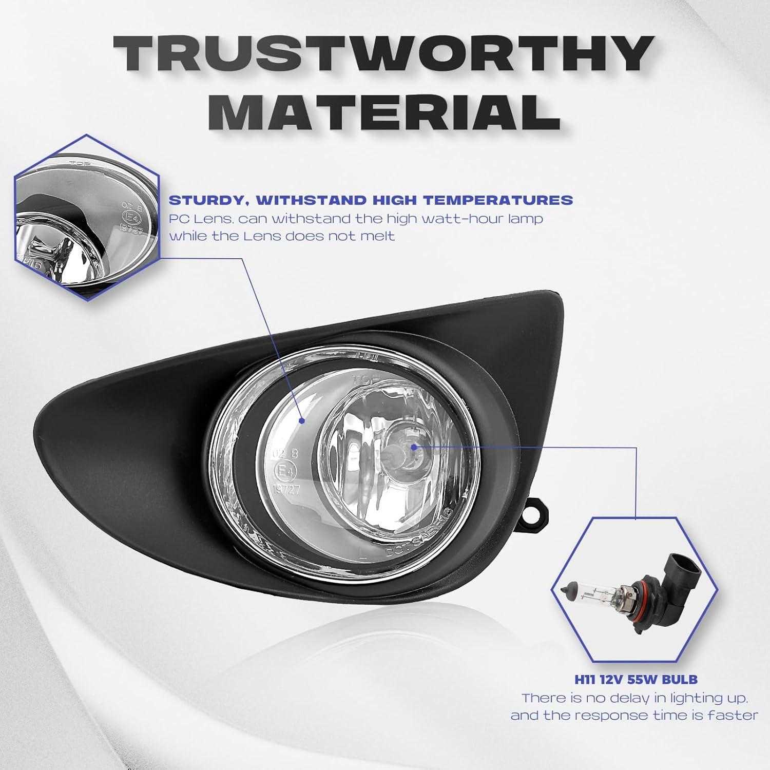 Luces de Niebla RP Poder Notable para Yaris 2012-2014, 55W