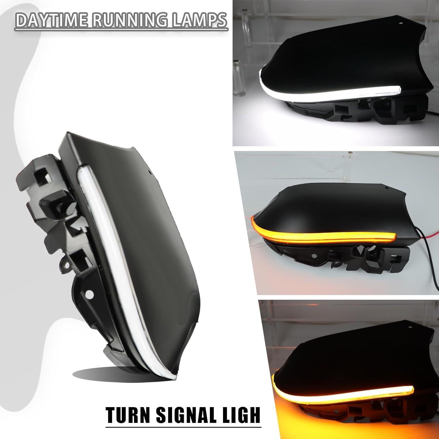 Luz de Espejo Lateral LED Toyota Corolla 2019-2024 Ámbar