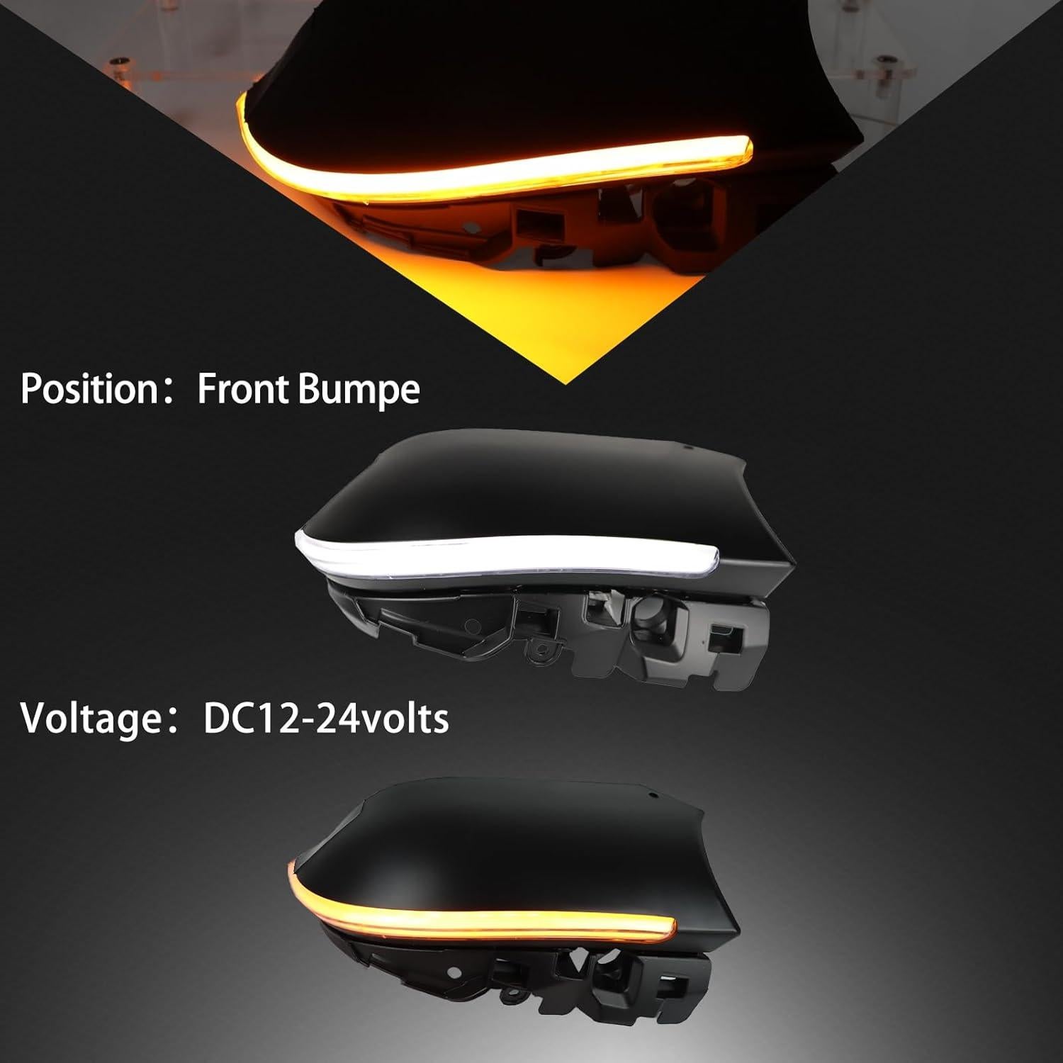 Luz de Espejo Lateral LED Toyota Corolla 2019-2024 Ámbar