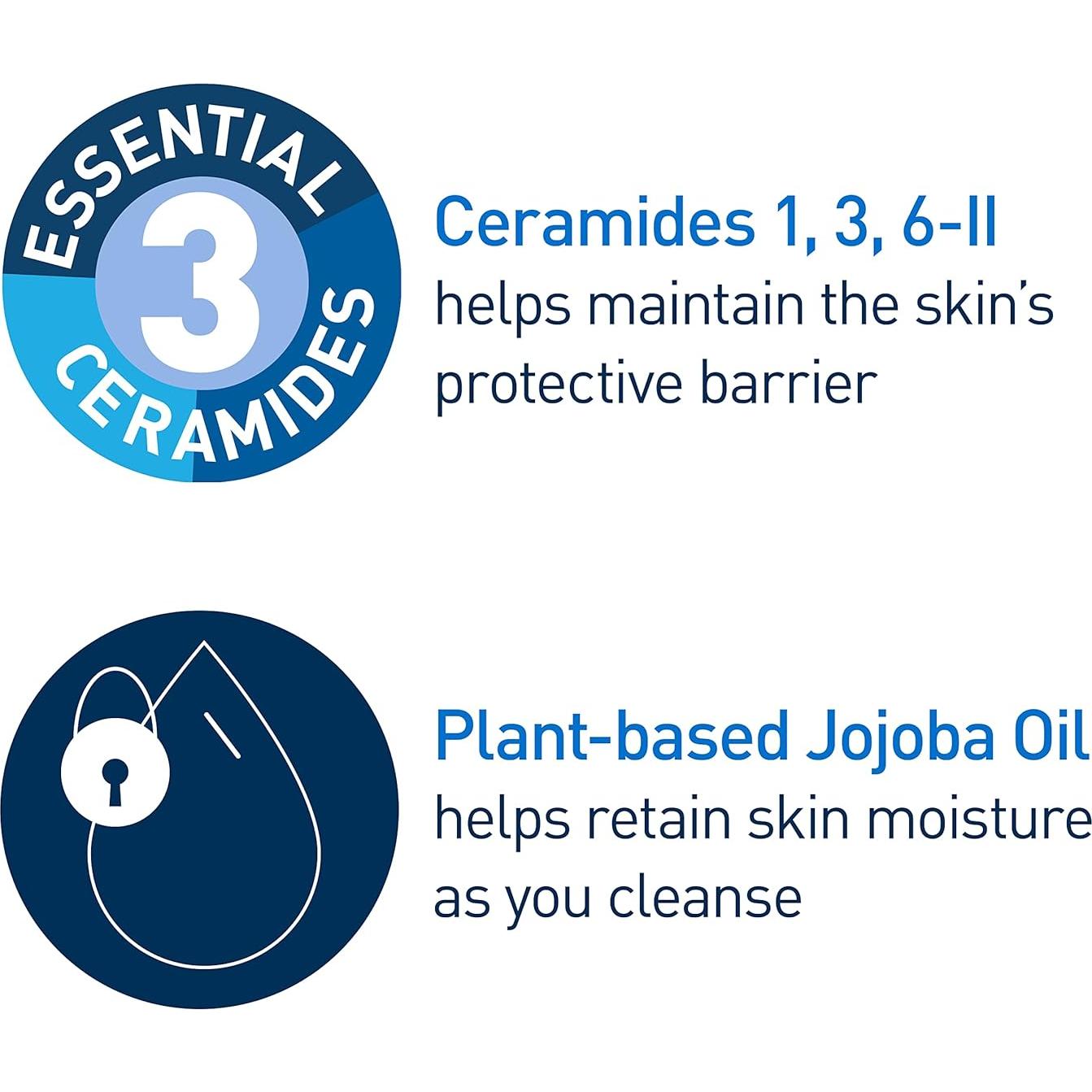 Bálsamo Limpiador Desmaquillante CeraVe 36.8g Ceramidas Jojoba