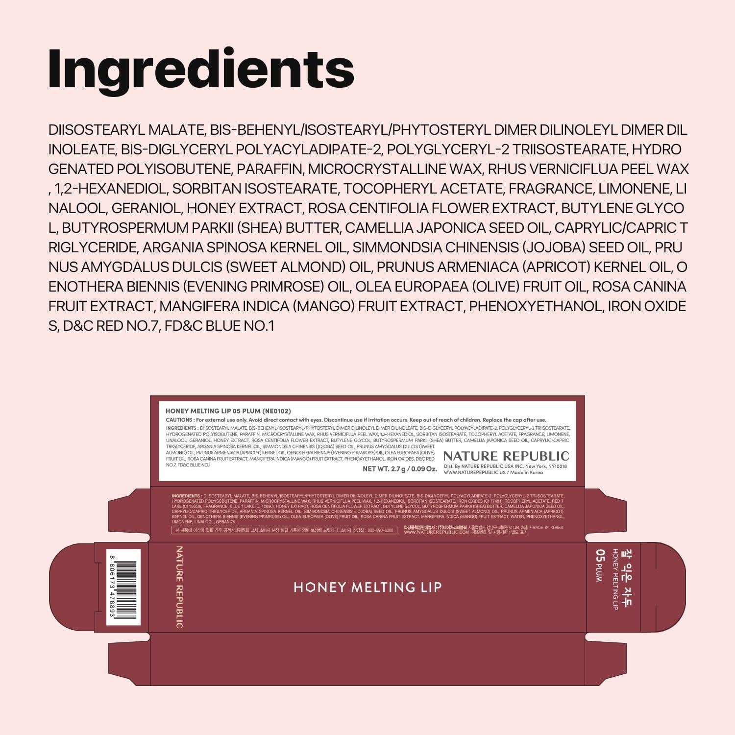 Bálsamo Labial Nature Republic 05 Ciruela Hidratante