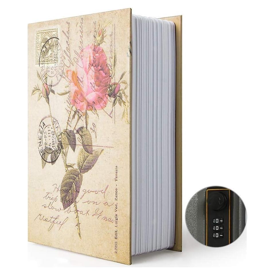 Caja de Almacenamiento Oculta PACOLO Rosa Combinación 18x11 cm