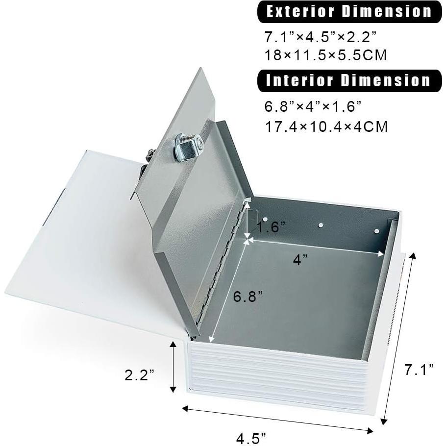 Caja de Almacenamiento Oculta PACOLO Rosa Combinación 18x11 cm