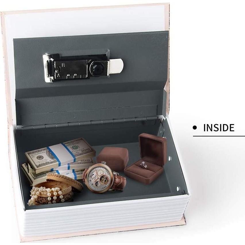 Caja de Almacenamiento Oculta PACOLO Rosa Combinación 18x11 cm