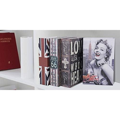 Caja de Almacenamiento Oculta PACOLO Rosa Combinación 18x11 cm