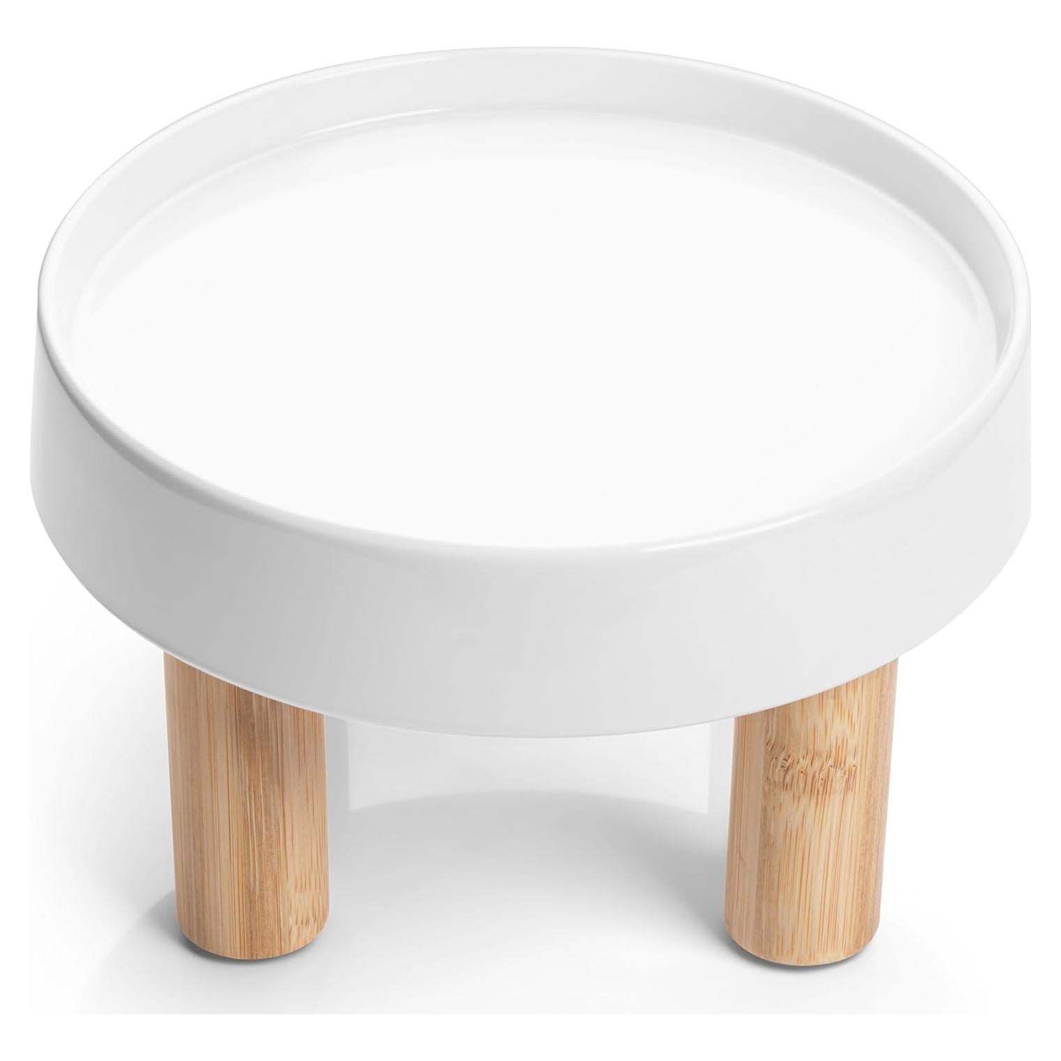 Mesa de Comida Elevada CatGuru para Gatos - Malvavisco Alto