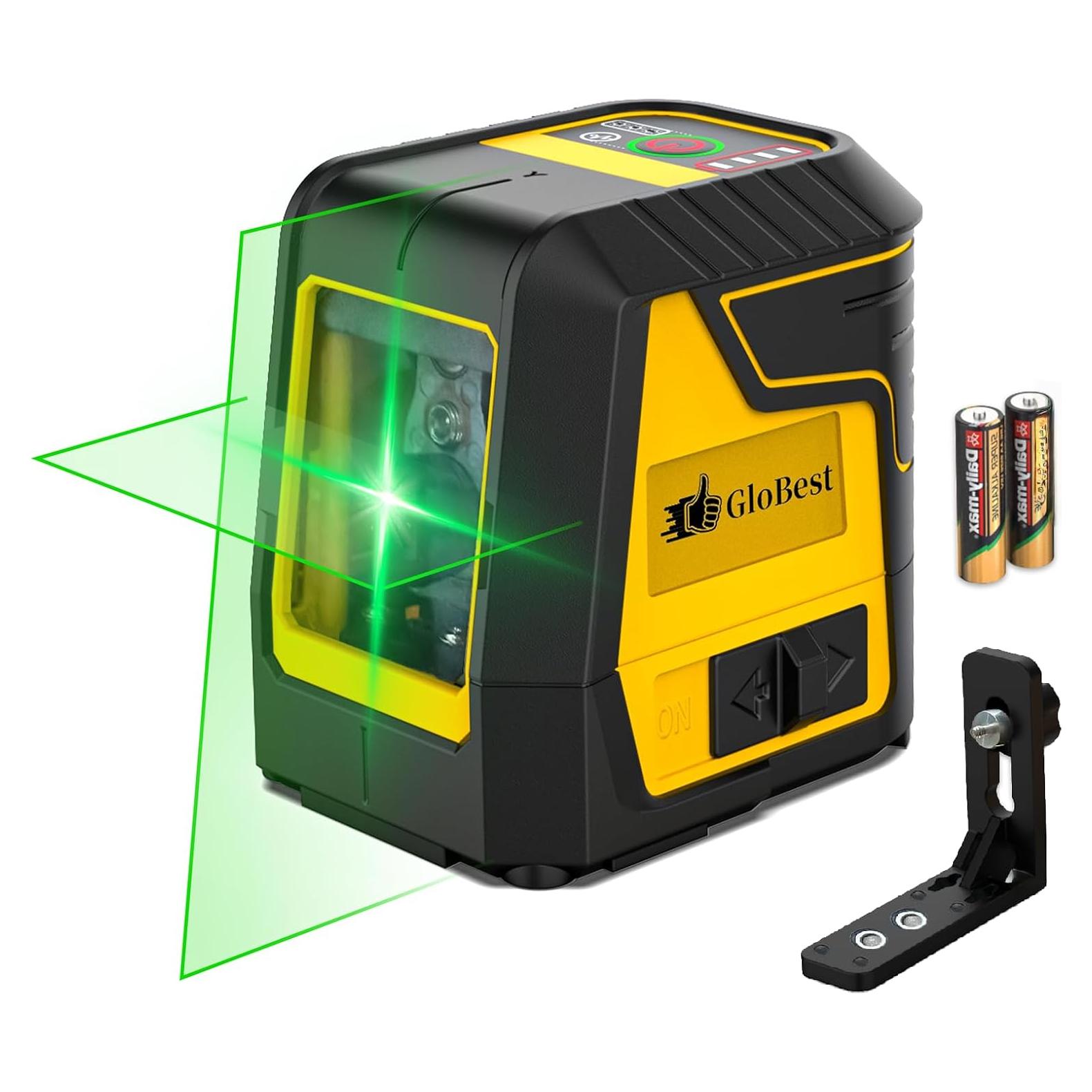 Nivel Láser GloBest Autonivelante Verde con Modo Pulso